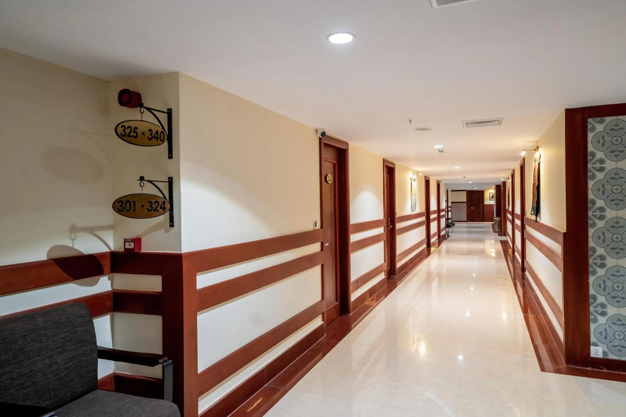 Floor plan in Hotel De La Renaissance