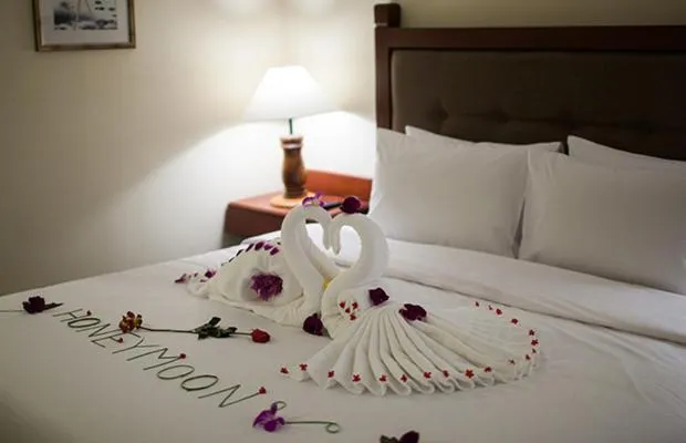 Bed in Hotel De La Renaissance