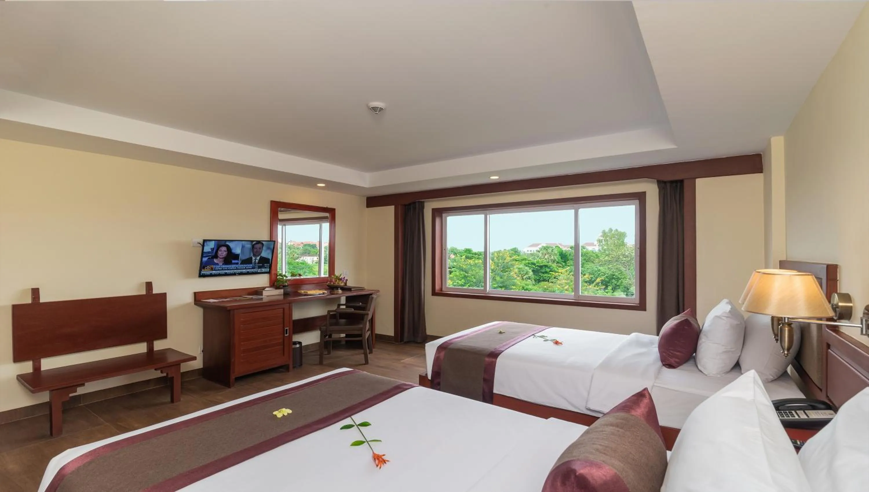 Bedroom, Bed in Hotel De La Renaissance