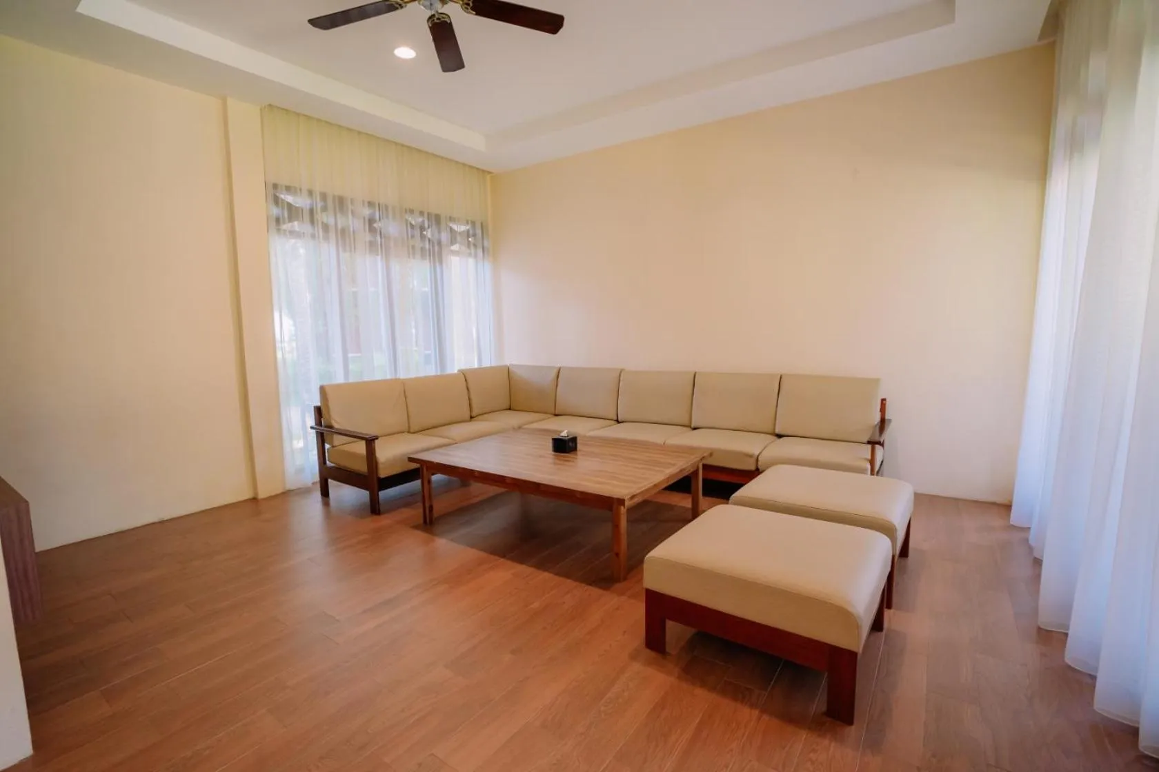 Living room in Mutiara Carita Cottages