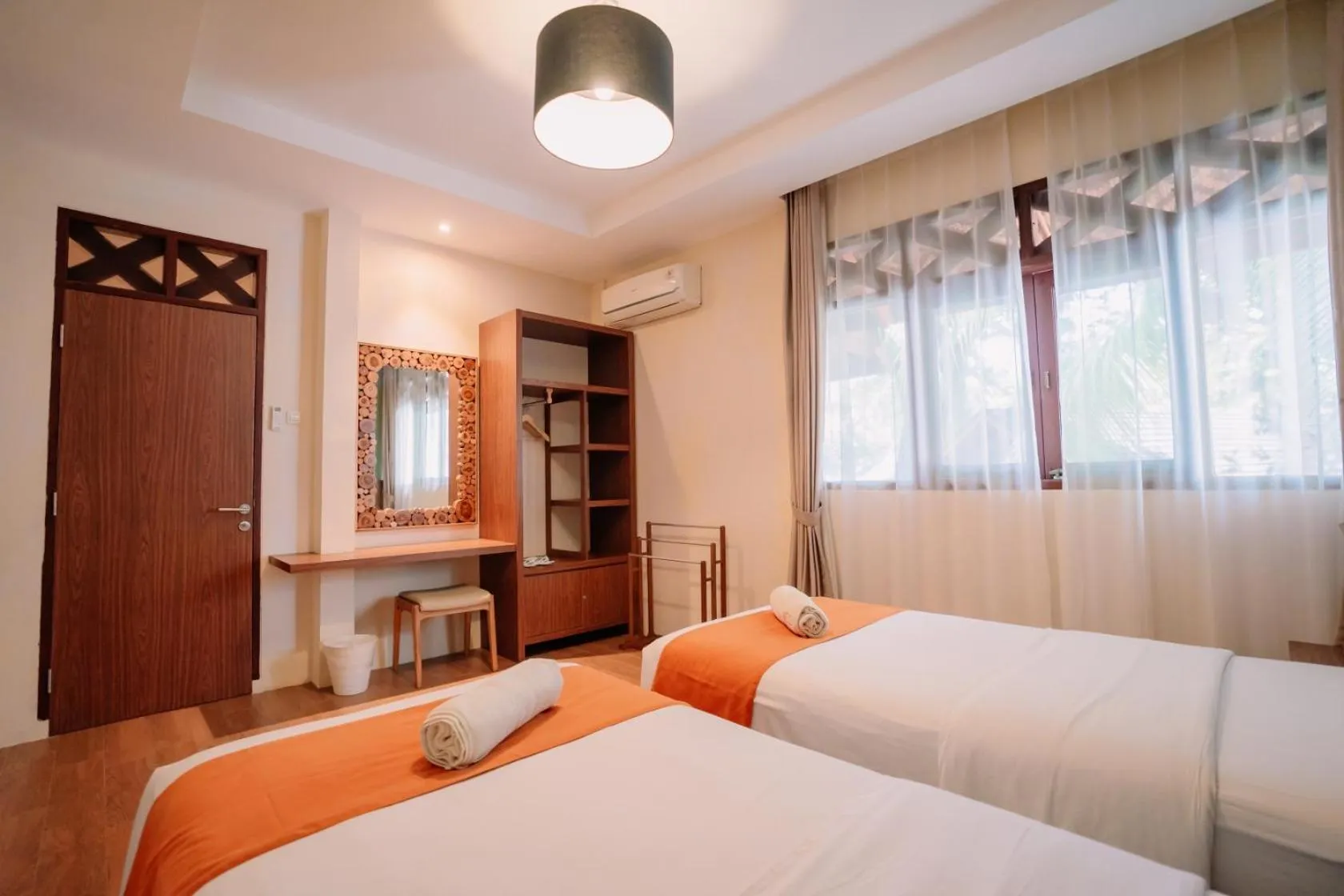 Bedroom, Bed in Mutiara Carita Cottages