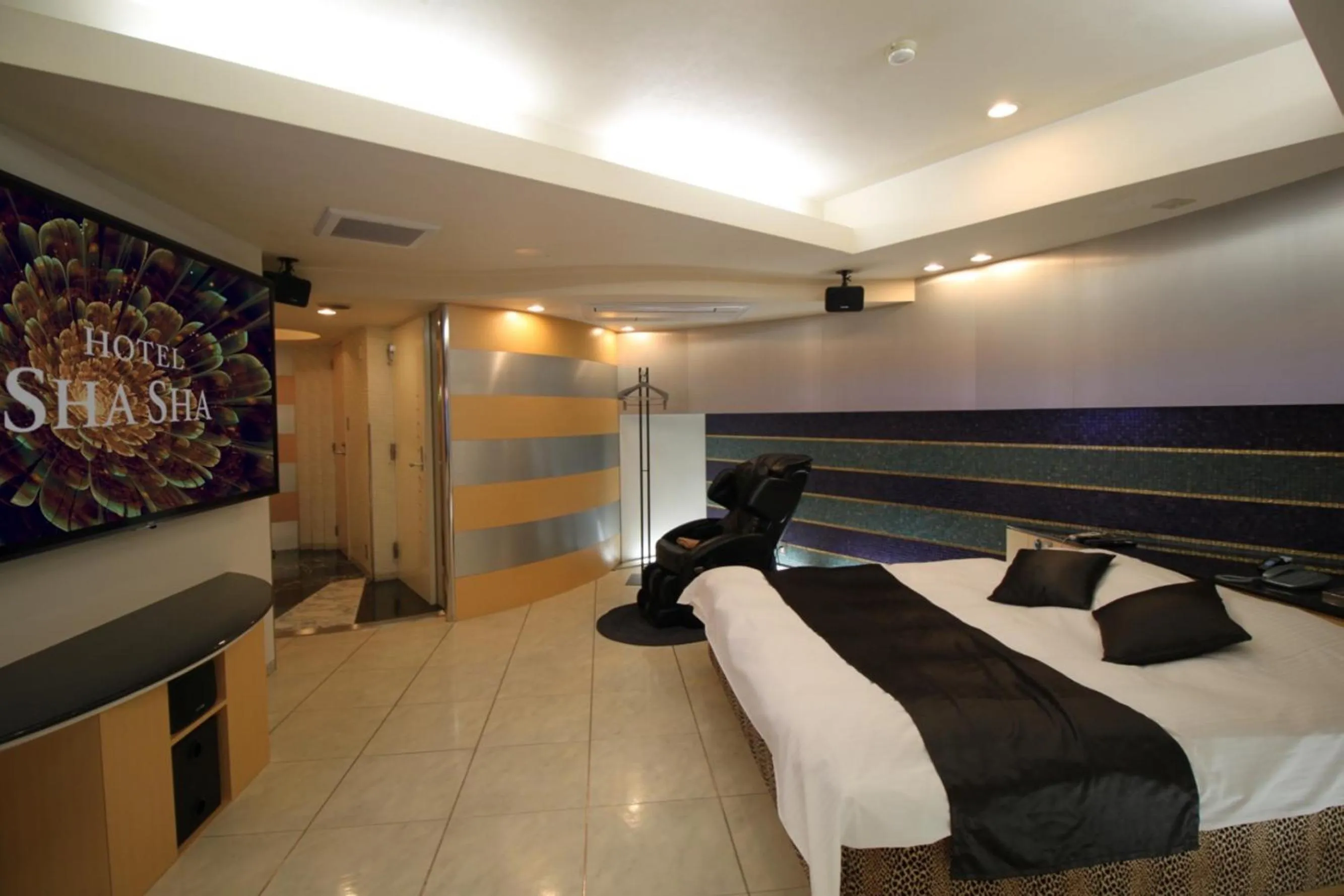 Bed in Hotel ShaSha Toyonaka (Adult Only)