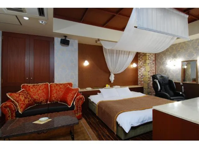 Photo of the whole room, Bed in Hotel ShaSha Toyonaka (Adult Only)