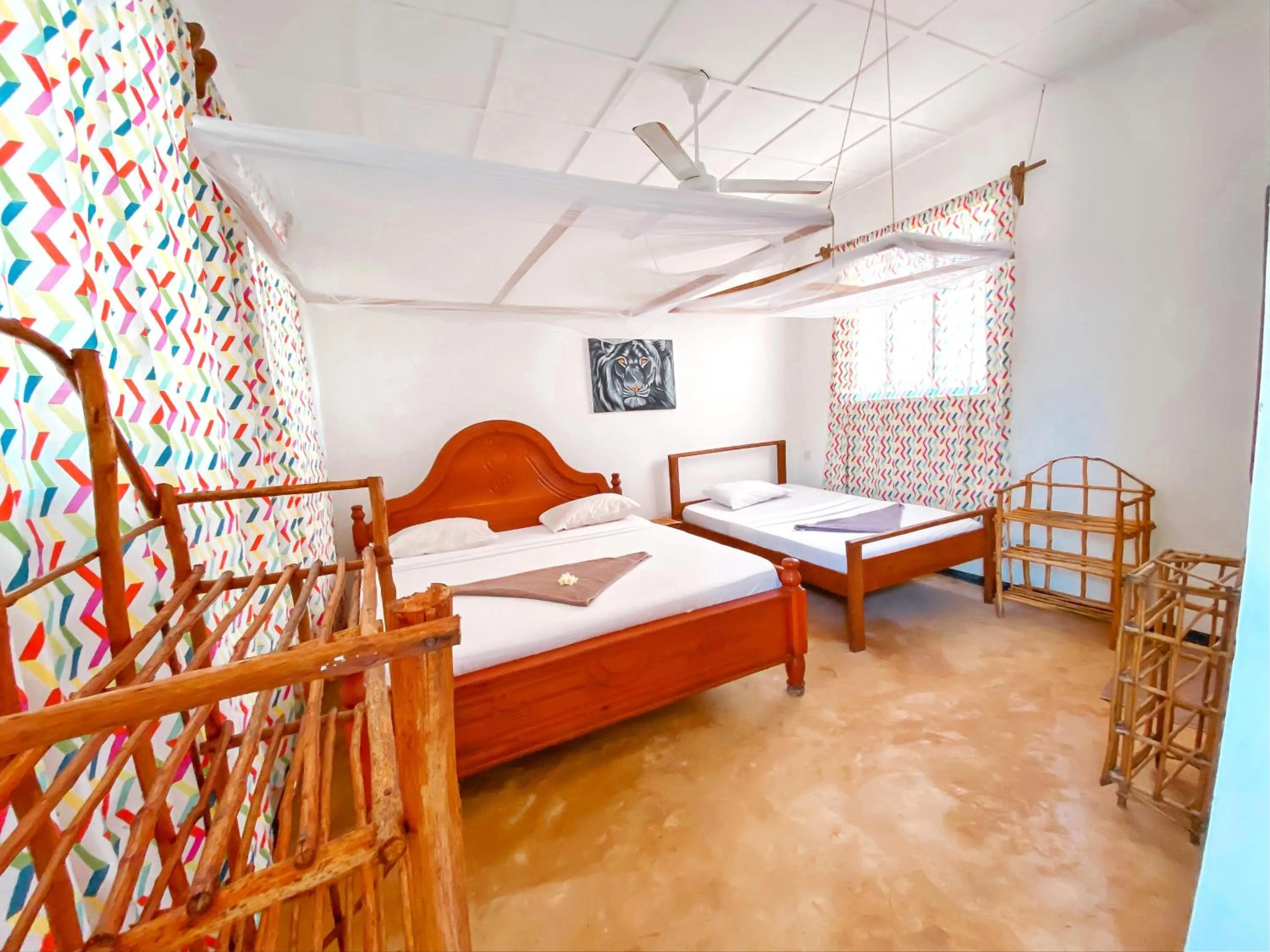 Photo of the whole room, Bed in Papaya Guest House Nungwi