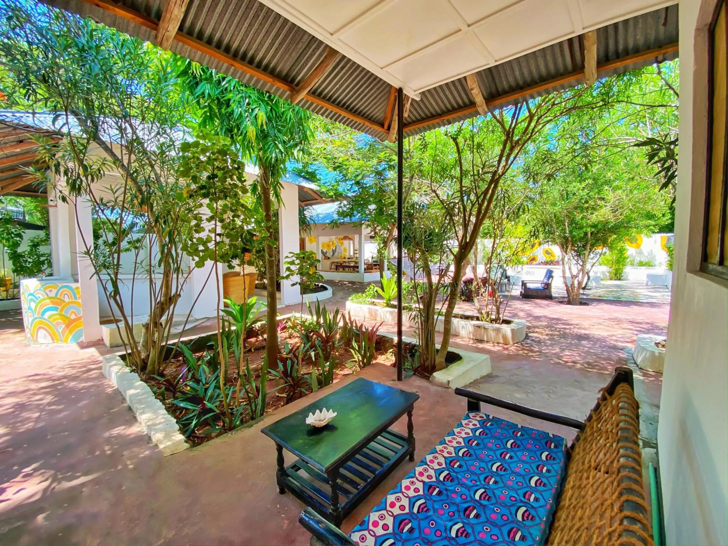 Patio in Papaya Guest House Nungwi