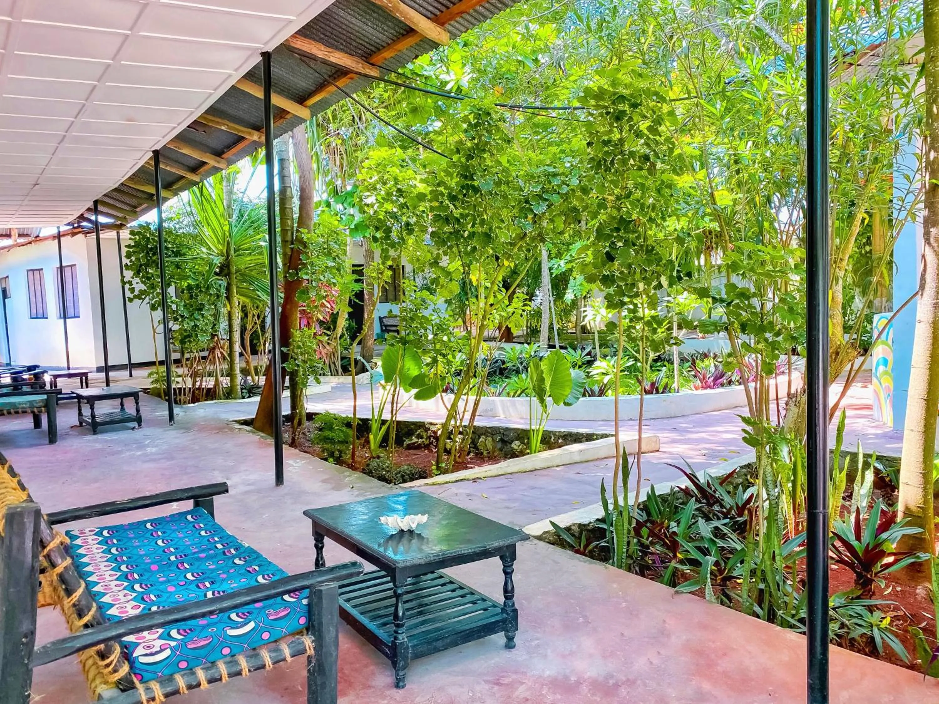 Patio in Papaya Guest House Nungwi