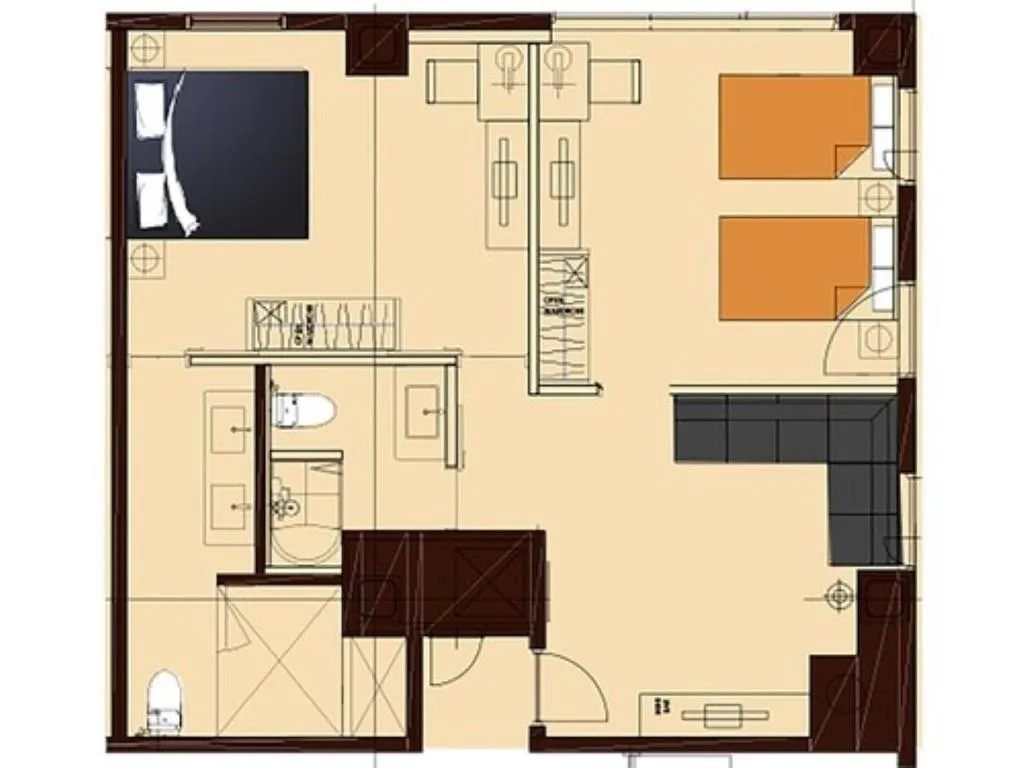 Floor plan in T Hotel Ryuoo
