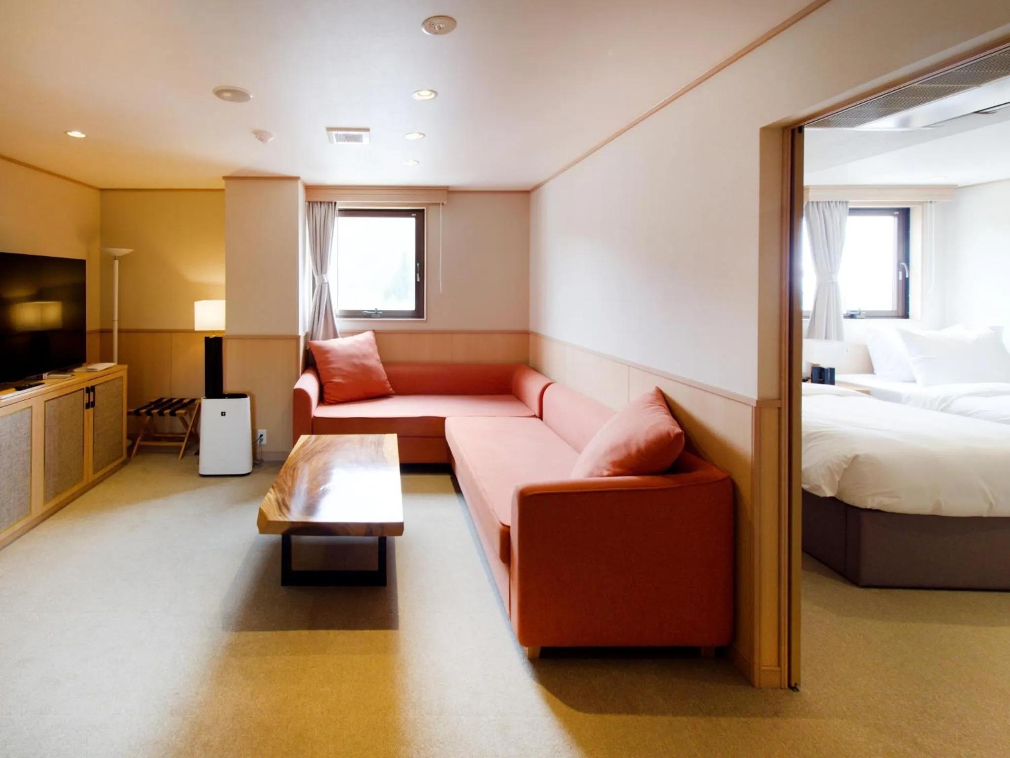 Living room, Bed in T Hotel Ryuoo