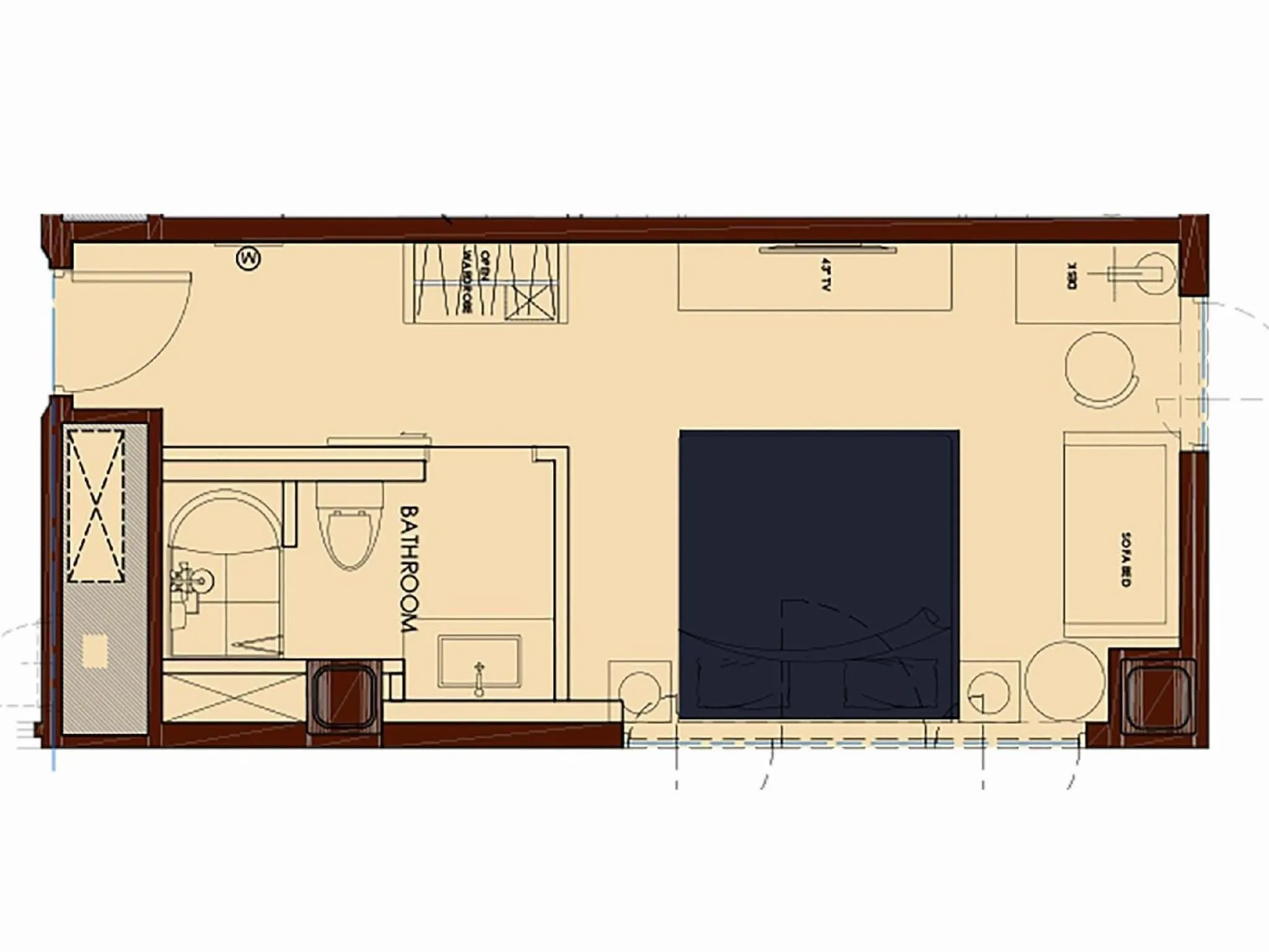 Floor plan in T Hotel Ryuoo