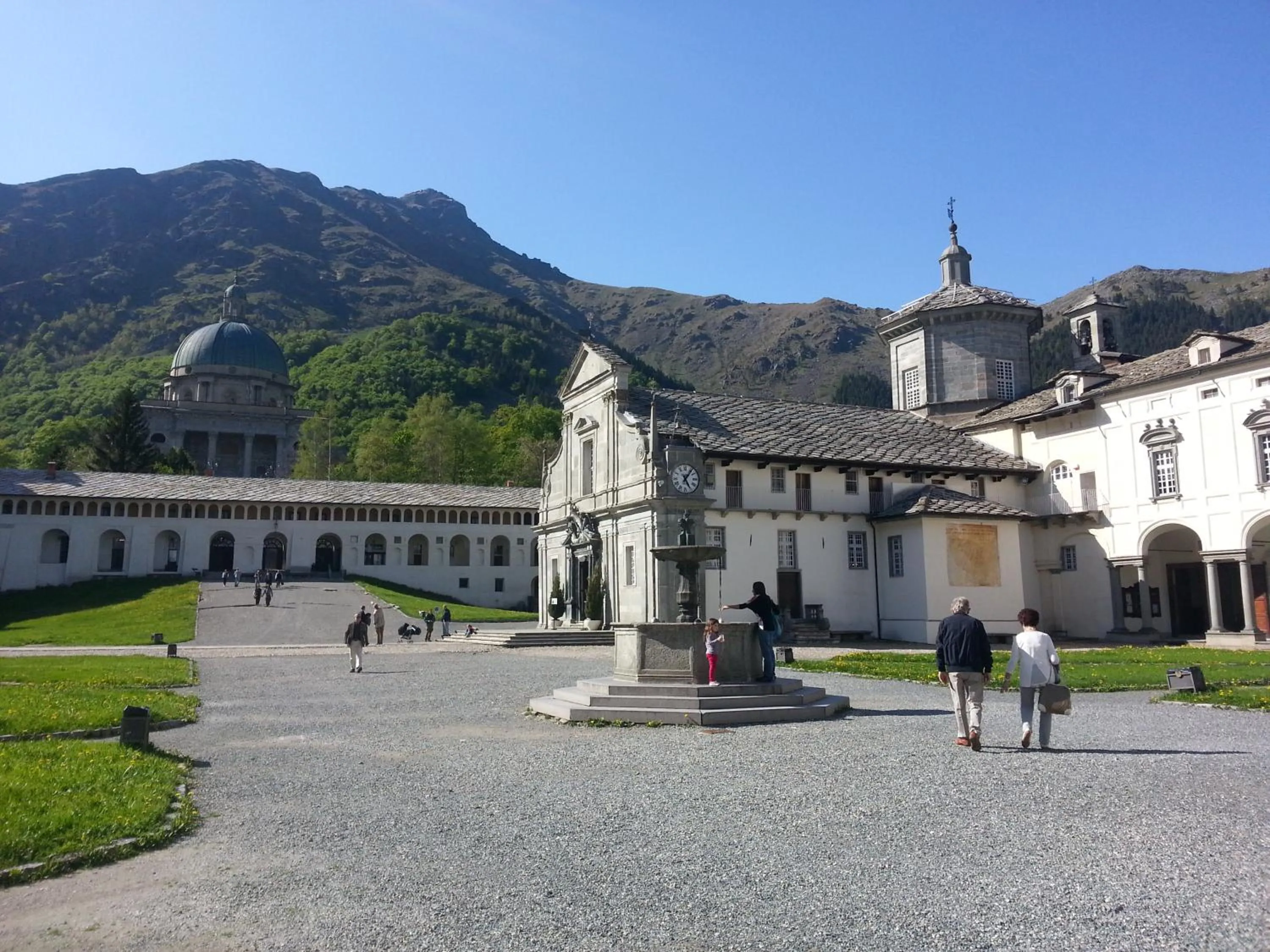 Summer in Santuario di Oropa