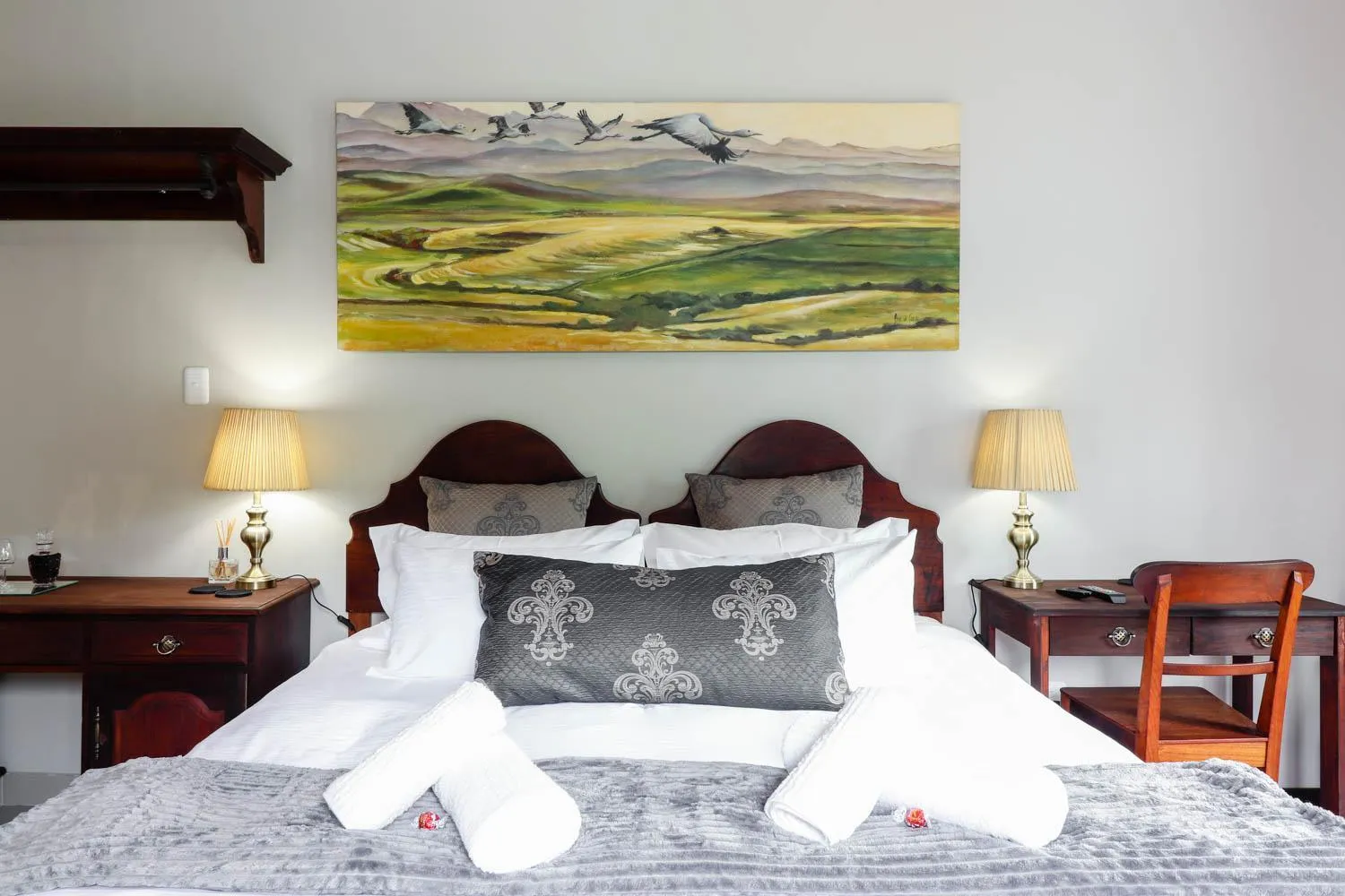 Decorative detail, Bed in Arbour1 Guesthouse