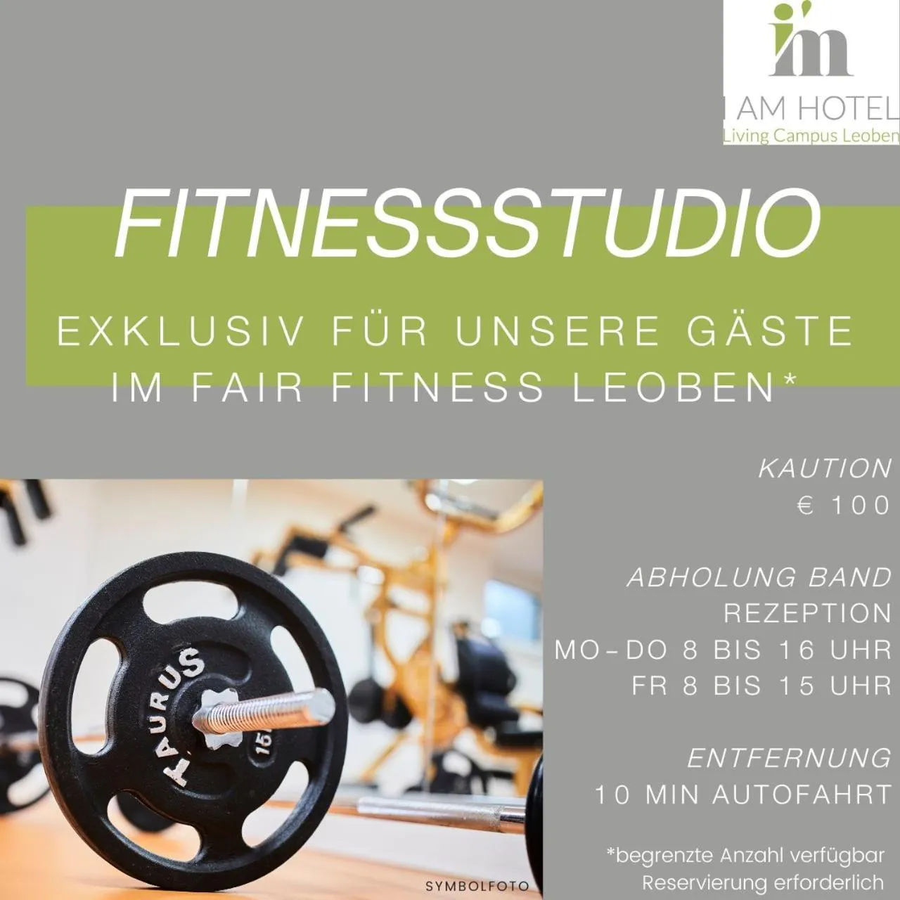 Fitness centre/facilities in I AM HOTEL Leoben