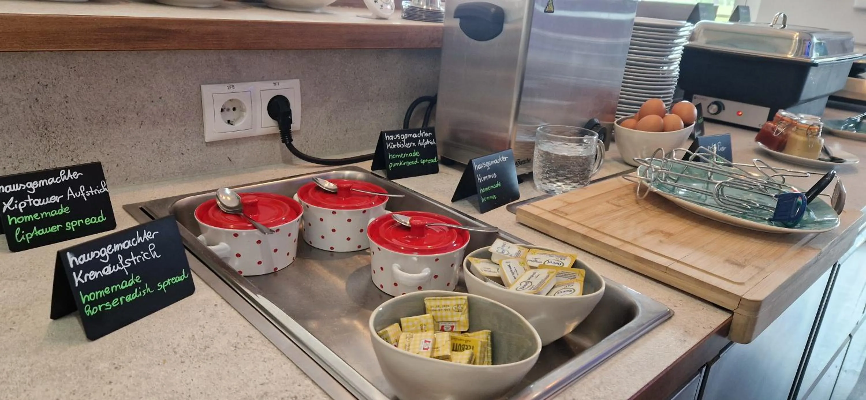 Buffet breakfast in I AM HOTEL Leoben