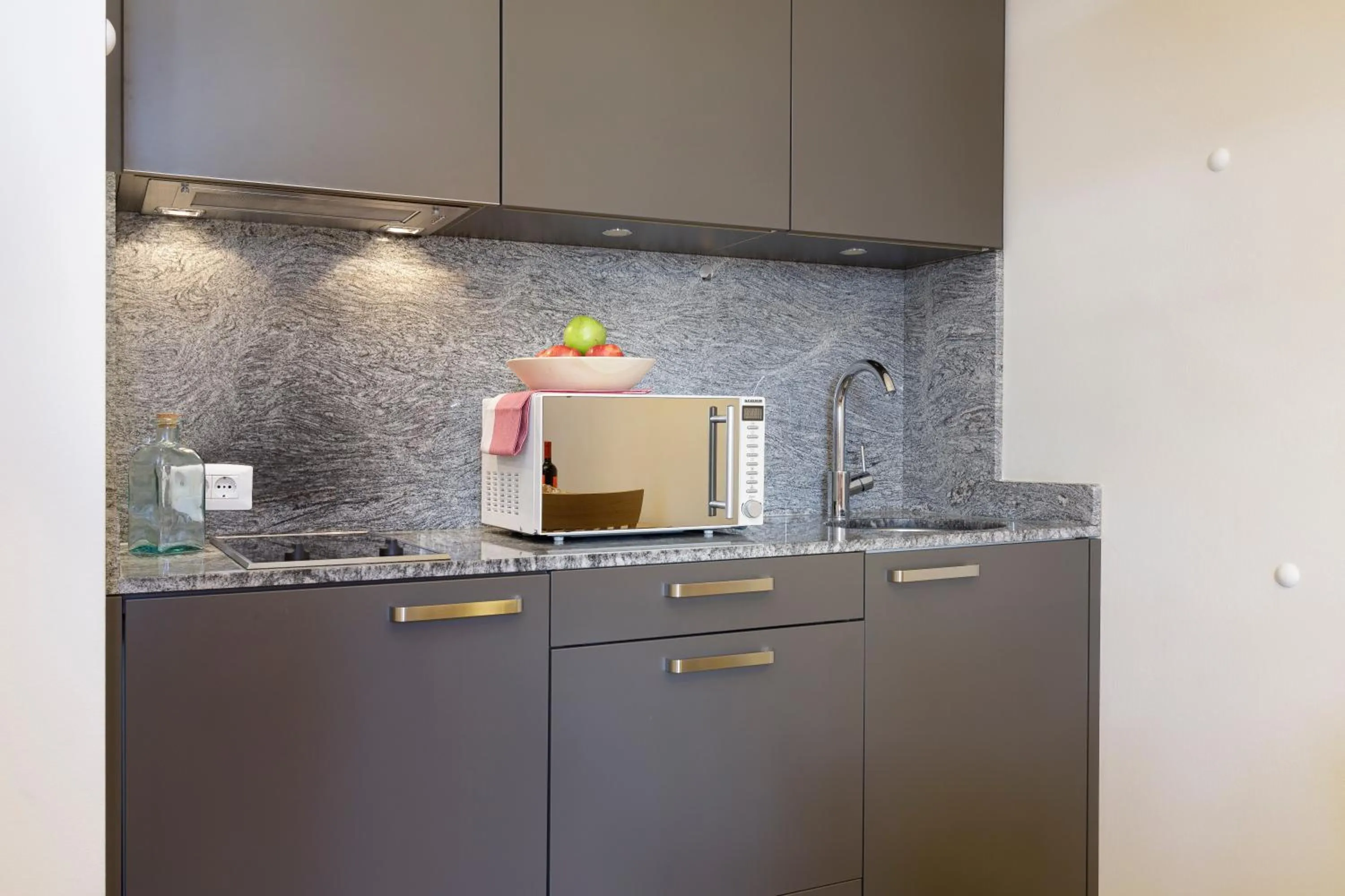 Kitchen or kitchenette in Residence Innichen - San Candido