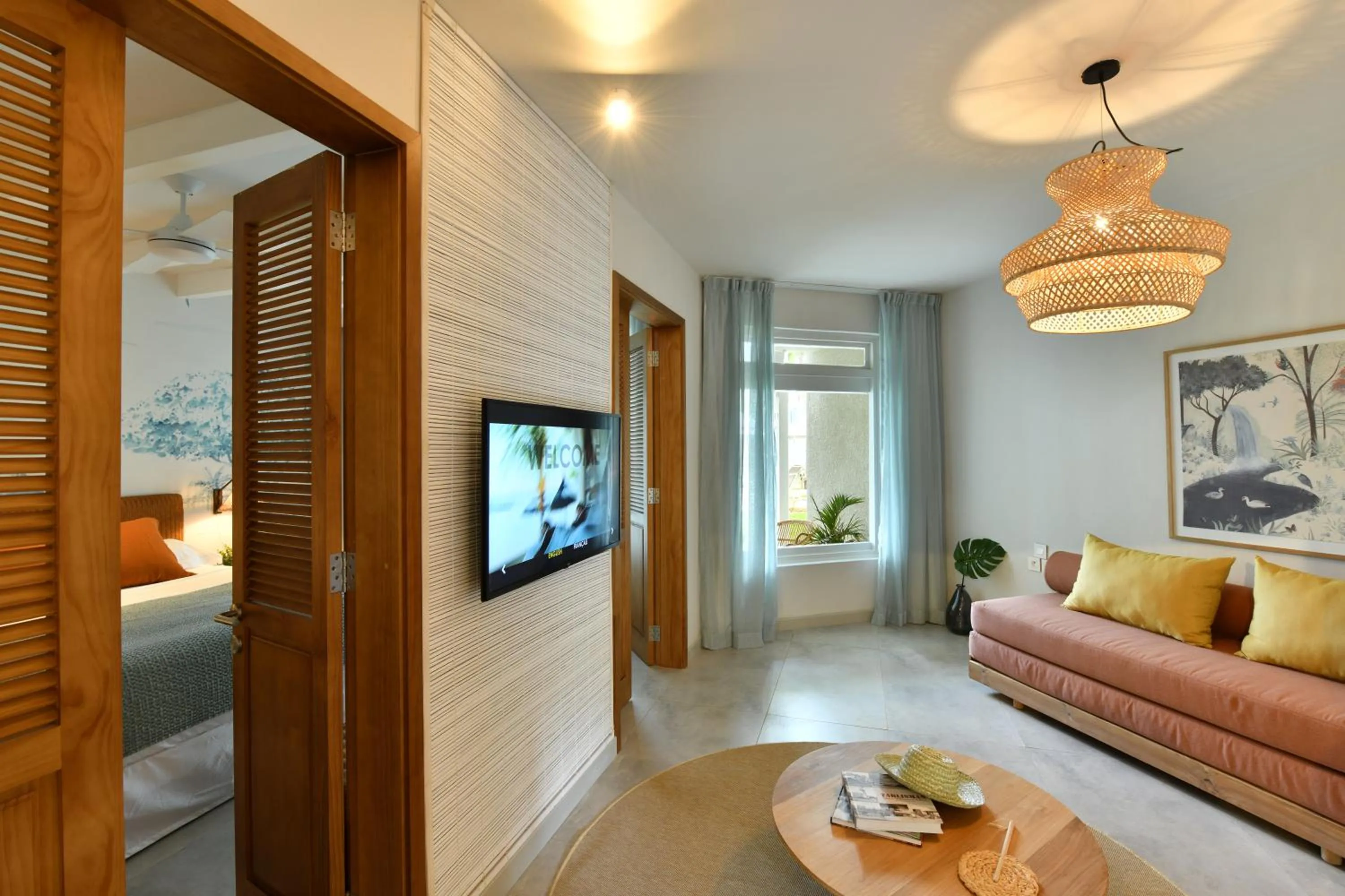 Bed in Veranda Grand Baie Hotel & Spa