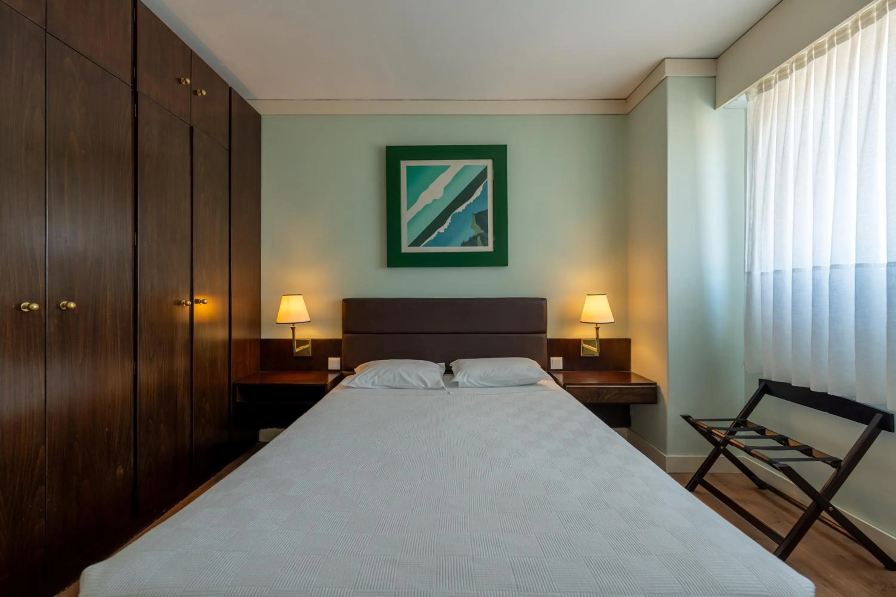 Bedroom, Bed in Hotel Apartamento Solverde