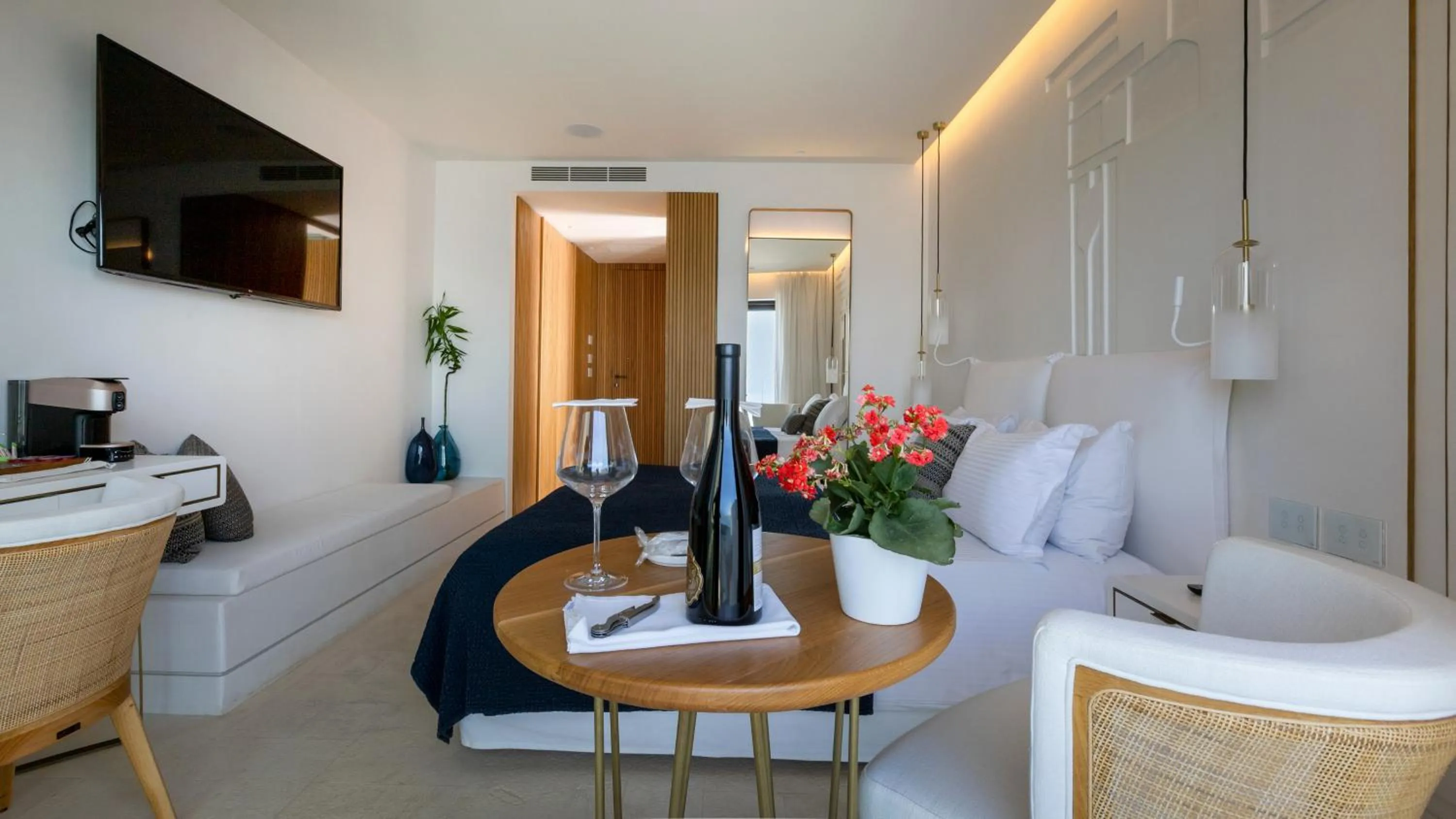 Living room in The Island Concept Luxury Boutique Hotel Heated Pool