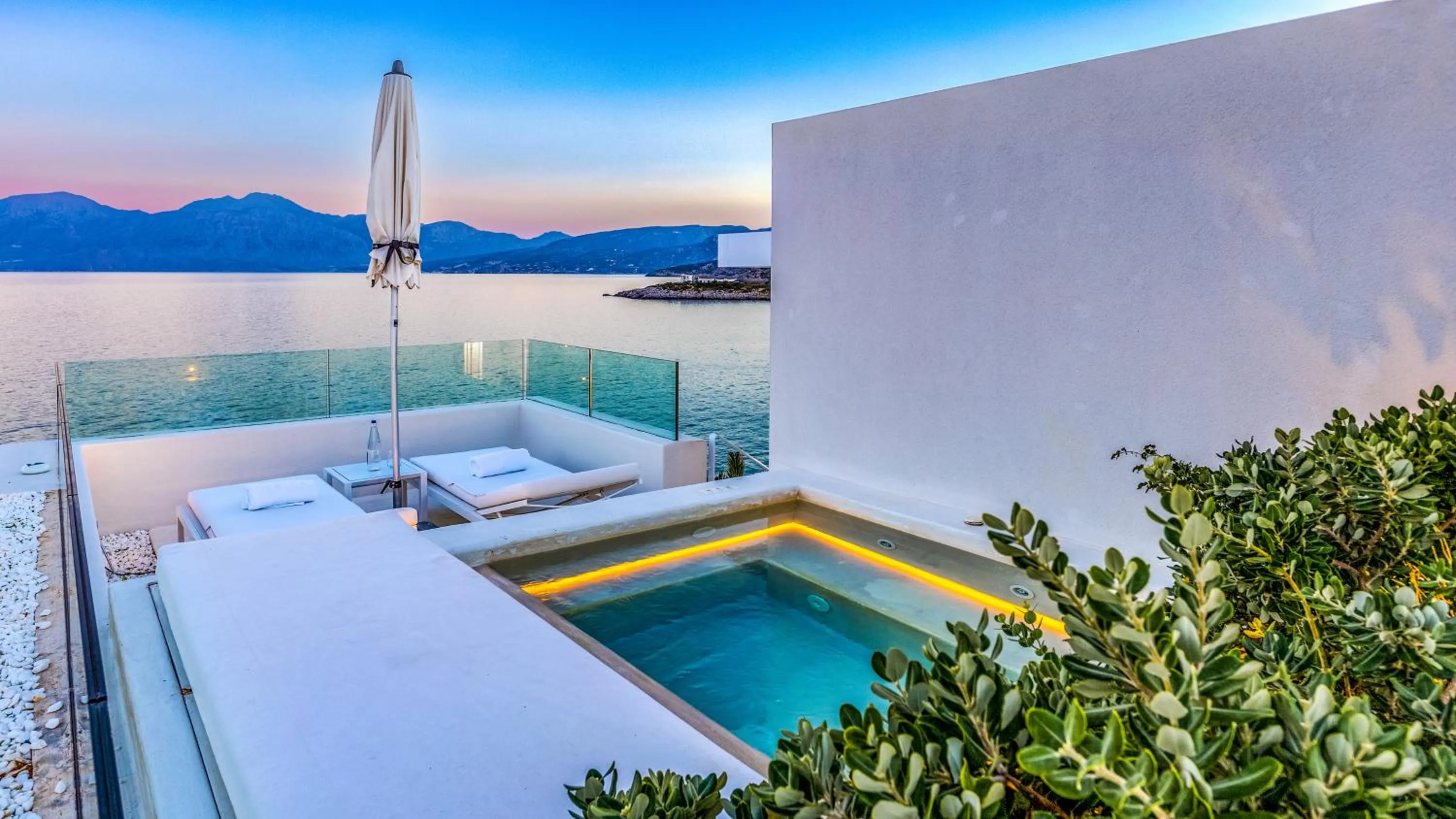 Sea view in The Island Concept Luxury Boutique Hotel Heated Pool