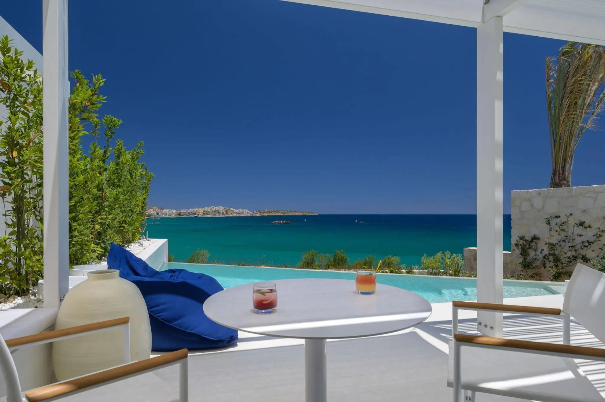 Balcony/Terrace in The Island Concept Luxury Boutique Hotel Heated Pool