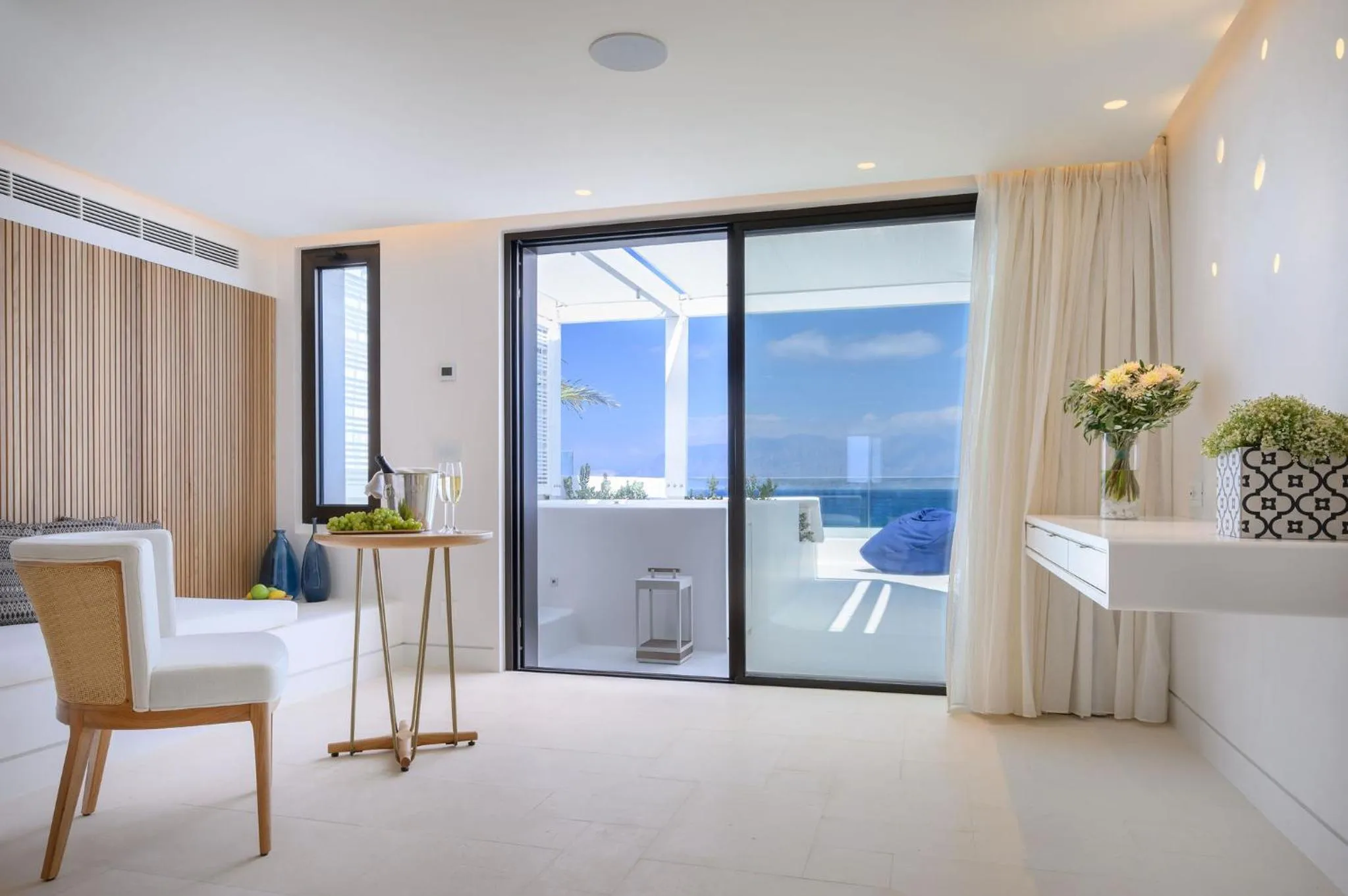 Bedroom in The Island Concept Luxury Boutique Hotel Heated Pool