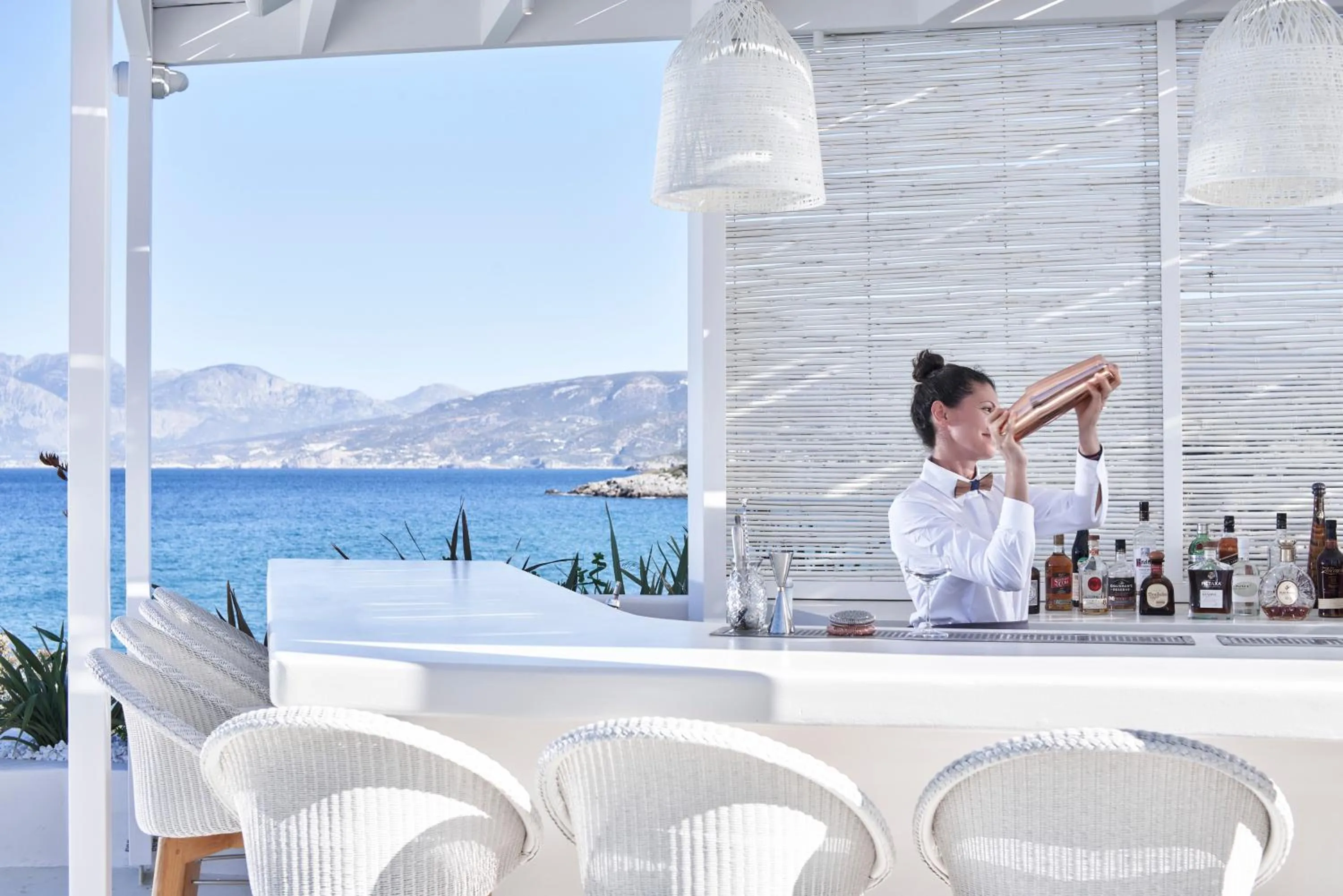 Lounge or bar in The Island Concept Luxury Boutique Hotel Heated Pool