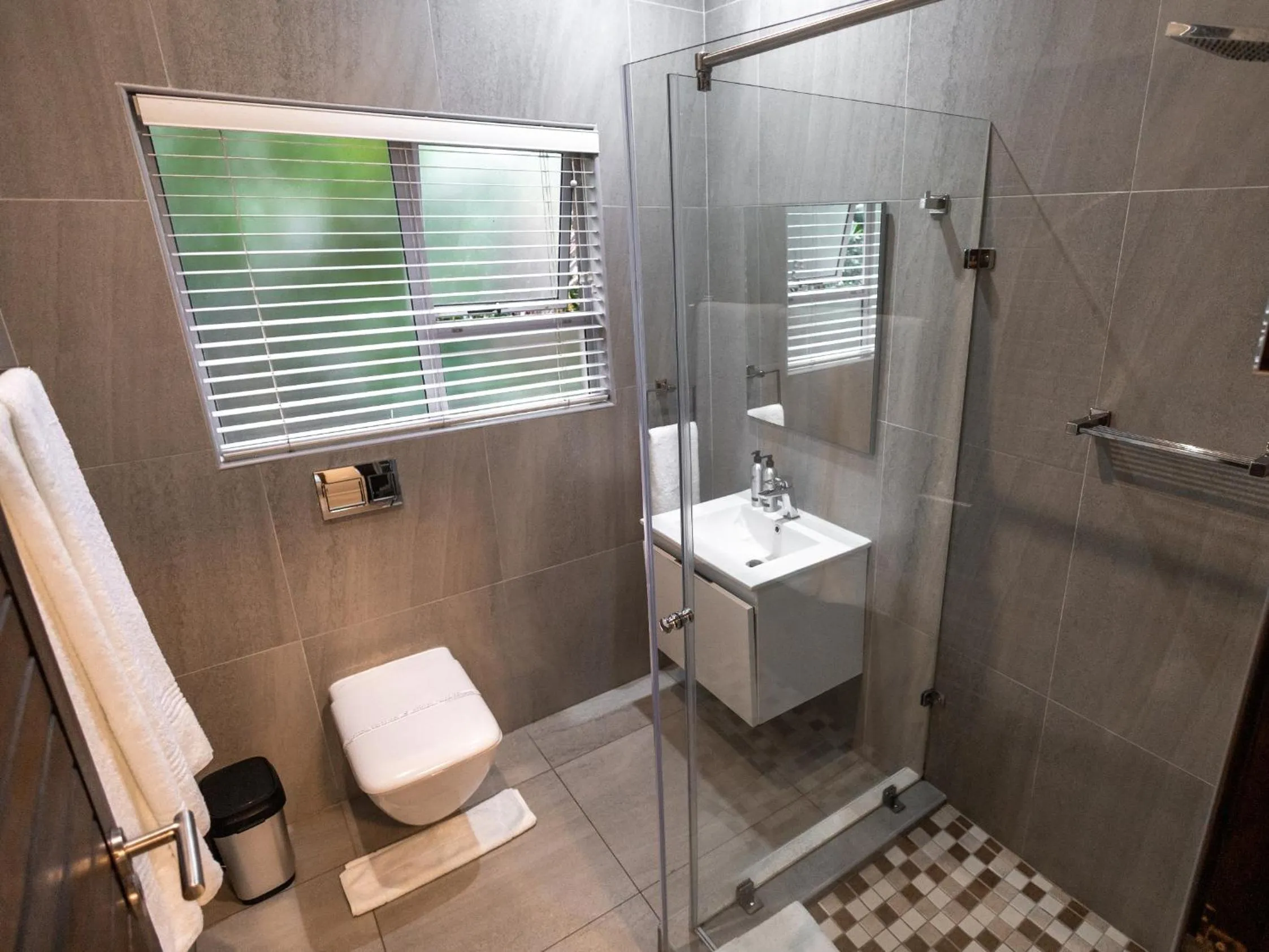 Bathroom in Little Eden St Lucia