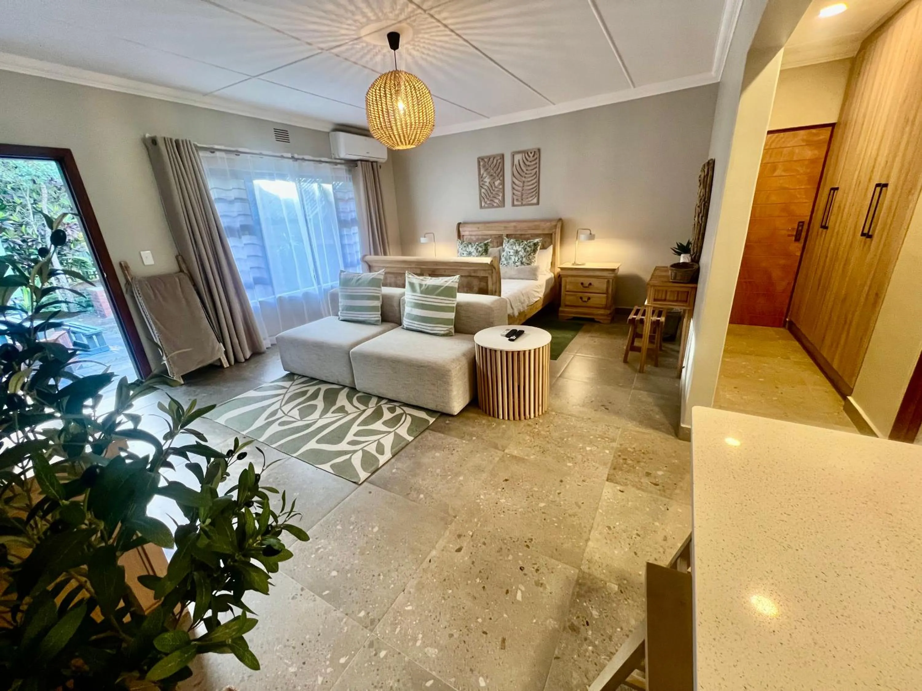 Bed in Little Eden St Lucia