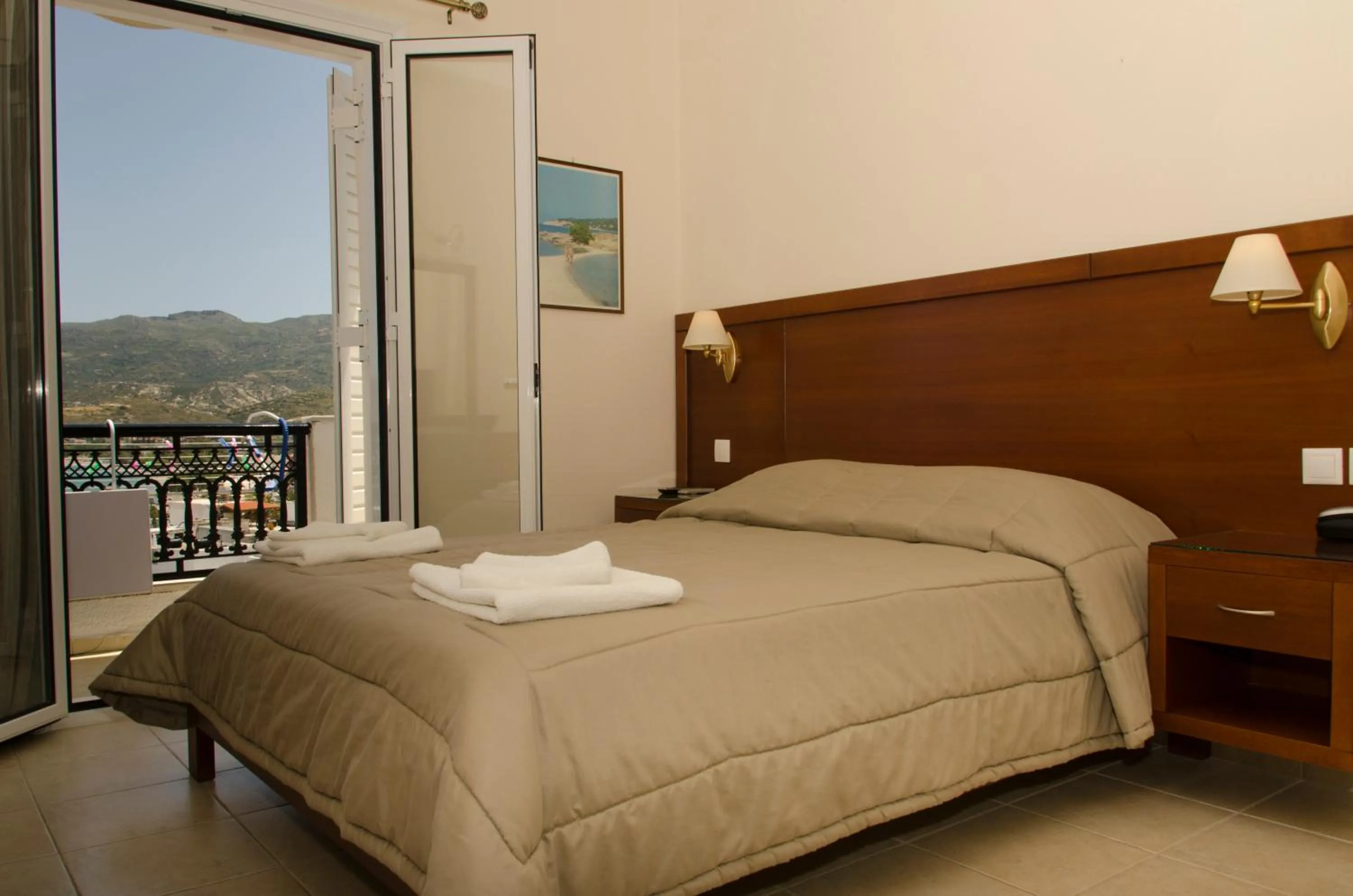 Bed in Hotel El Greco