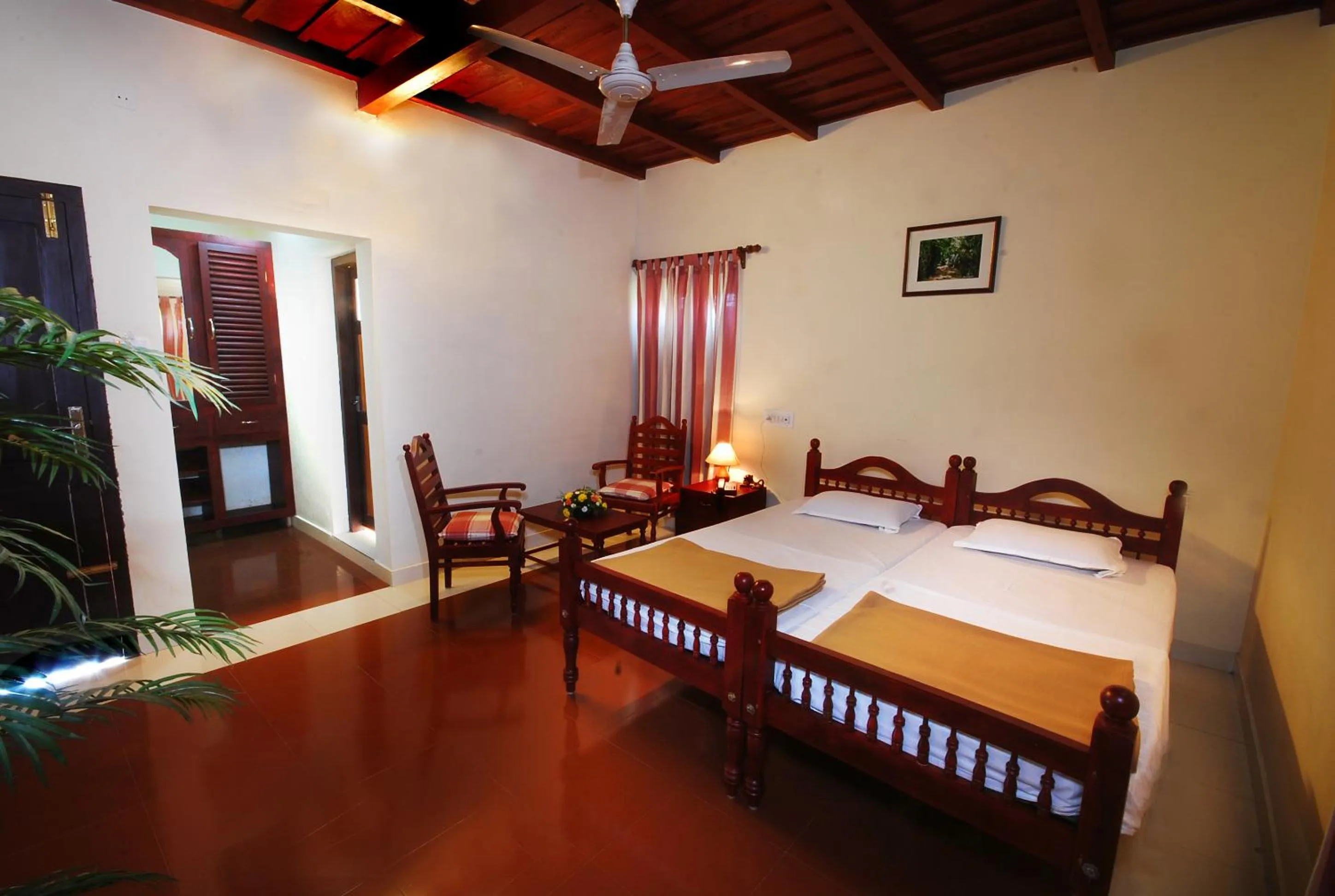 Living room, Bed in Agraharam Resorts