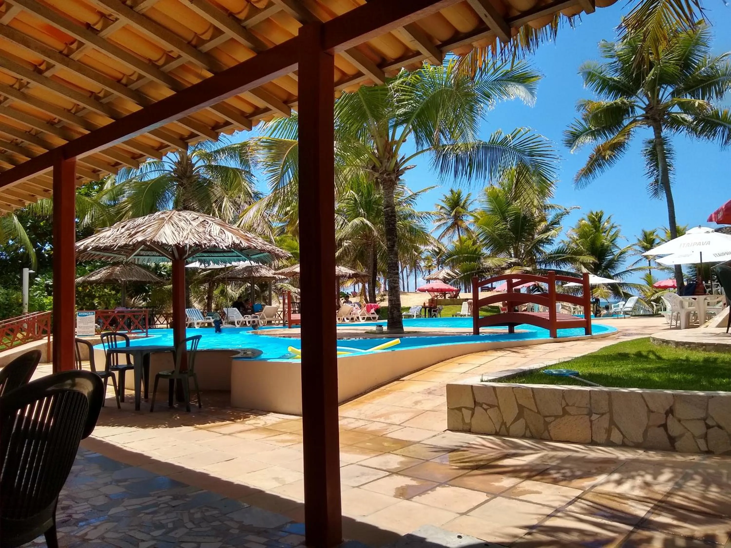 Pool view in Hotel Coco Beach
