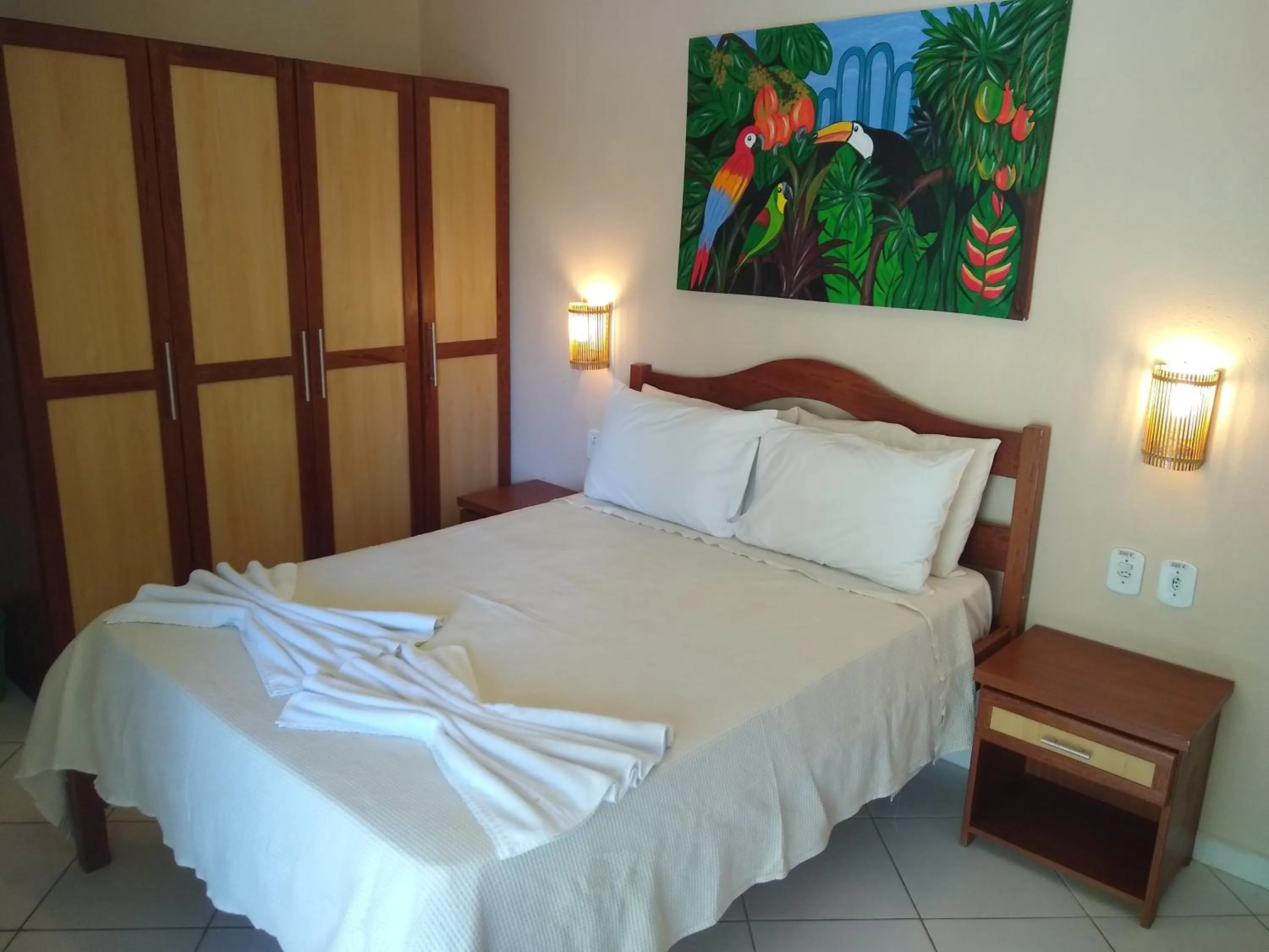 Bed in Hotel Coco Beach