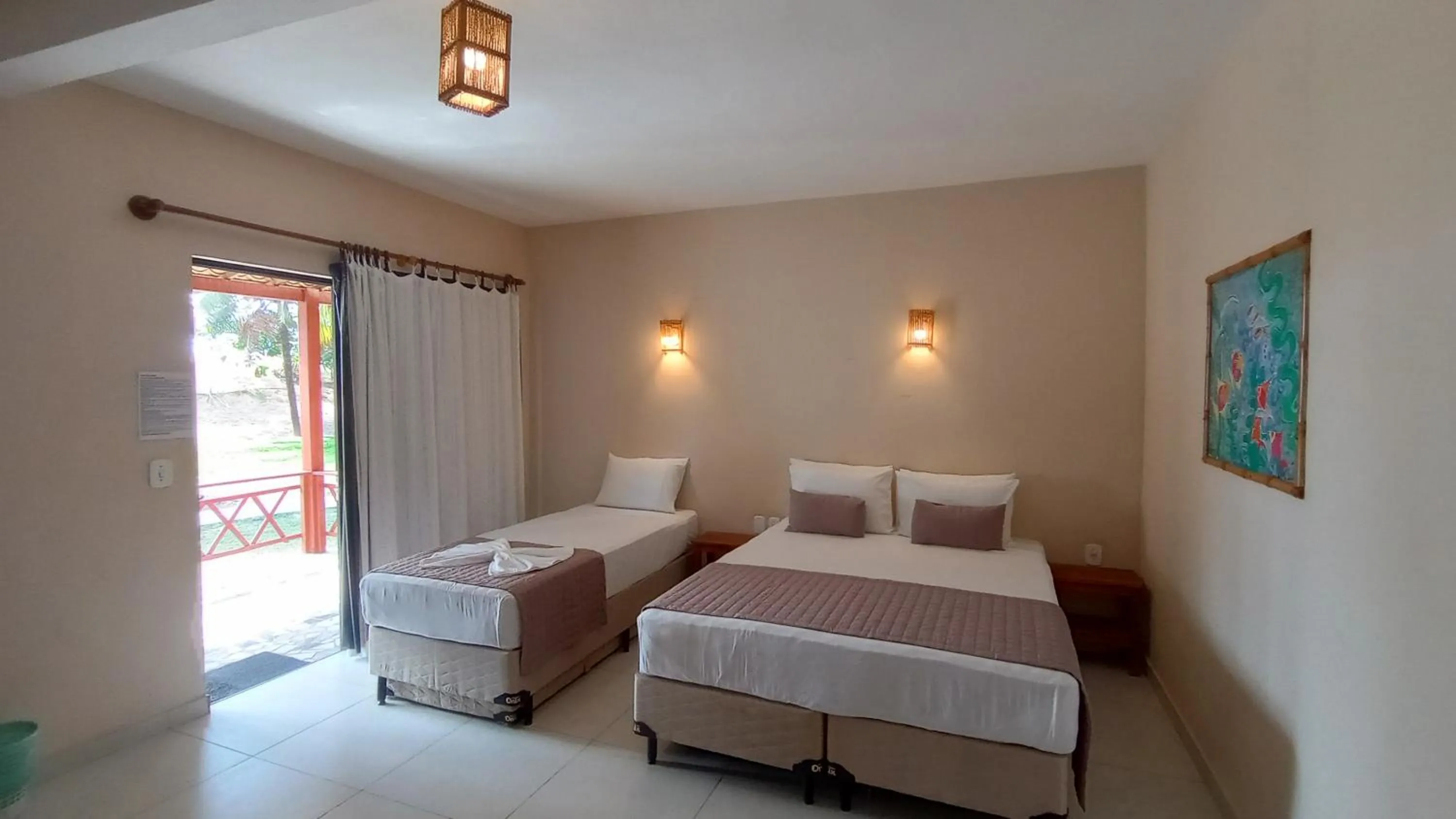 Bed in Hotel Coco Beach