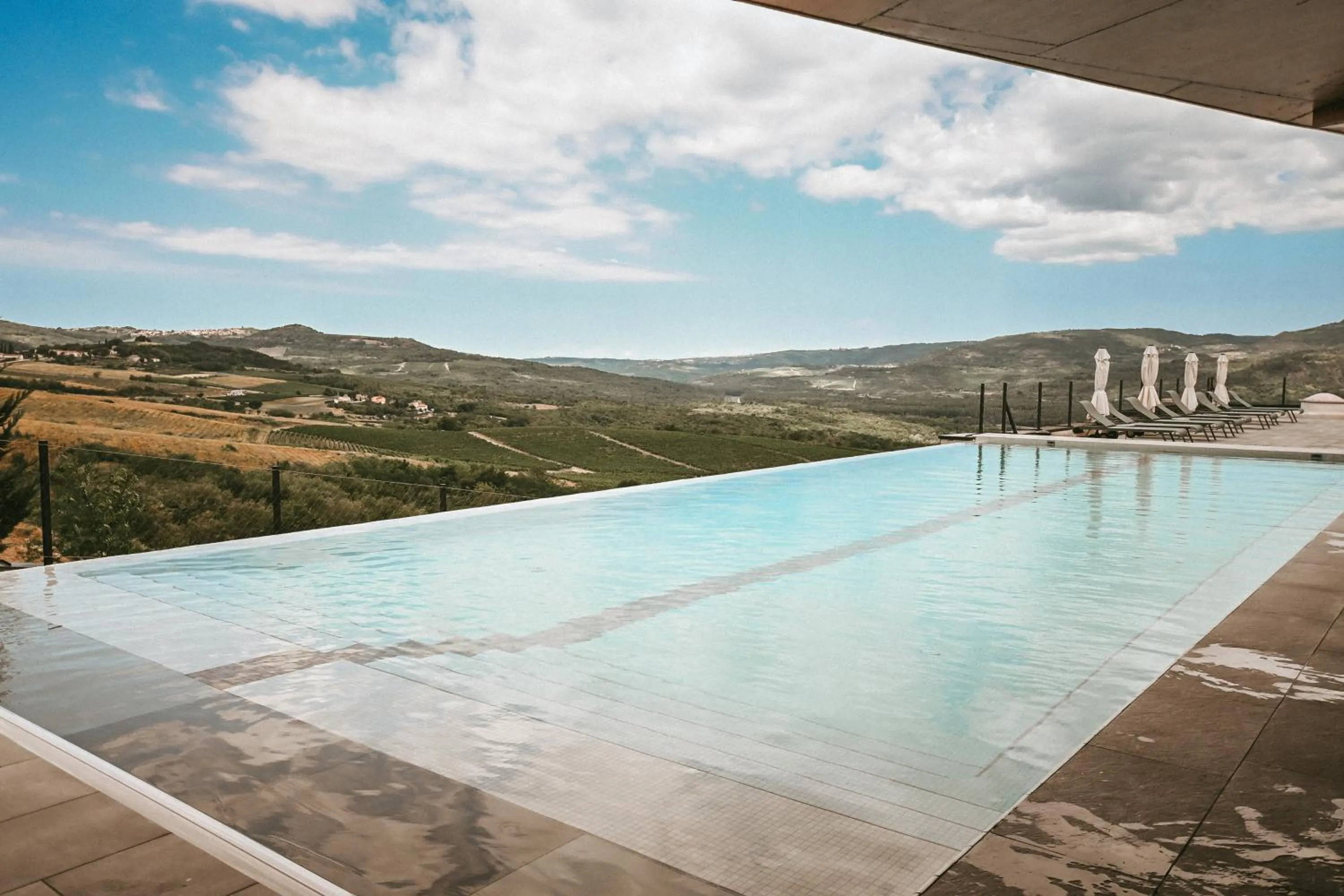 Swimming pool in Winery & Design hotel ROXANICH