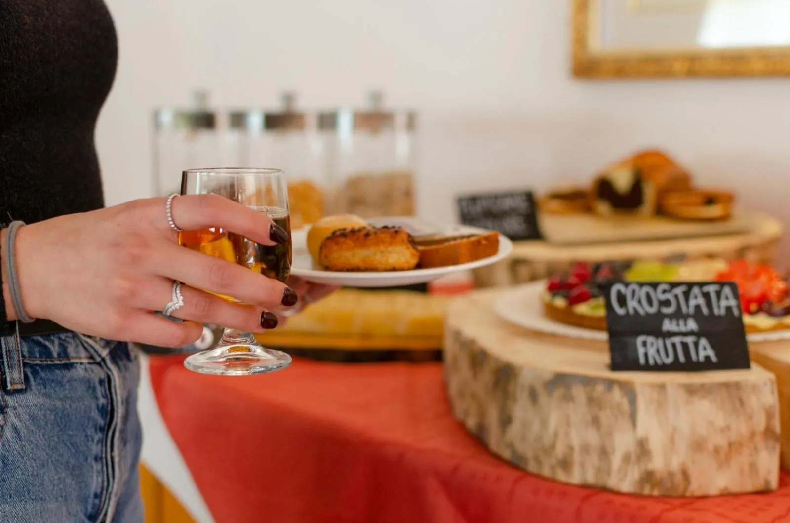Buffet breakfast in Hotel Valsorda