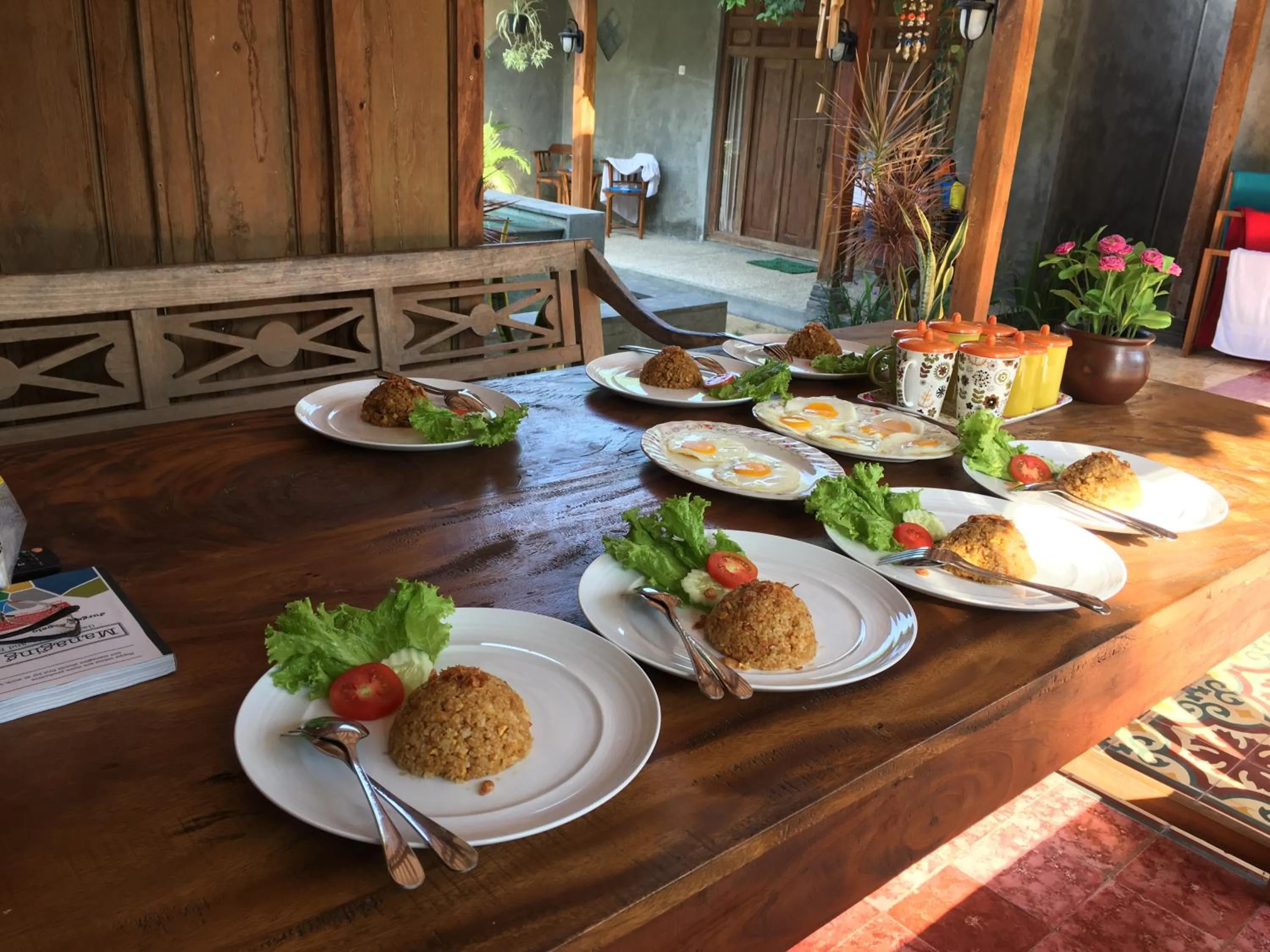 Breakfast in Watukarung Ristu Homestay