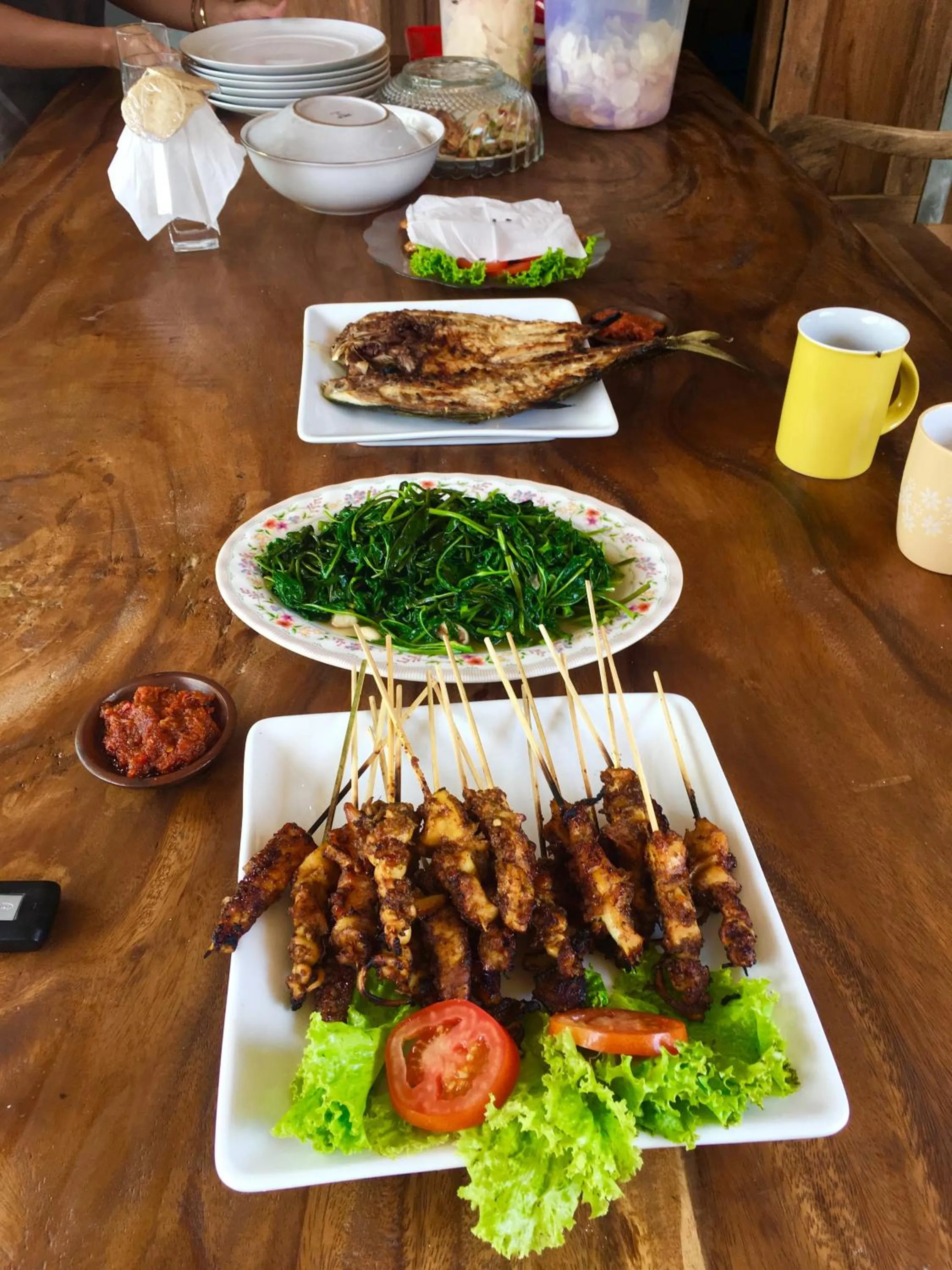Lunch in Watukarung Ristu Homestay