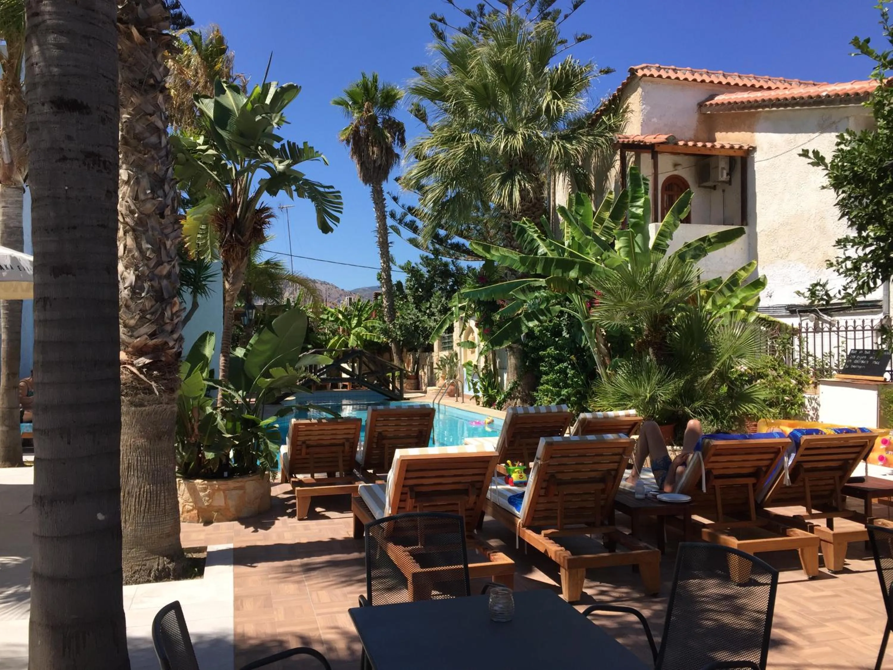 Garden in Minoa Apartments