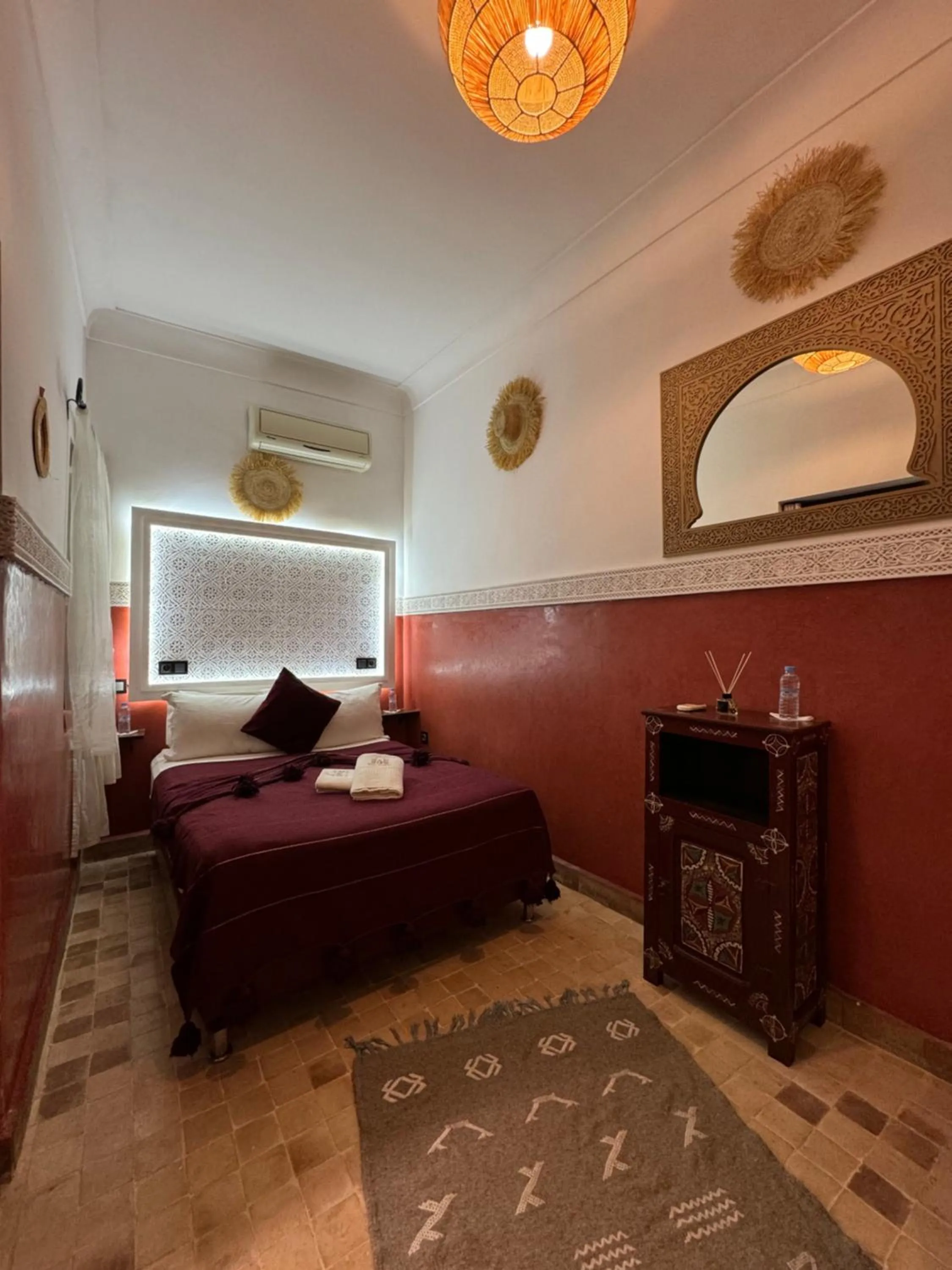 Bed in Riad Andalla