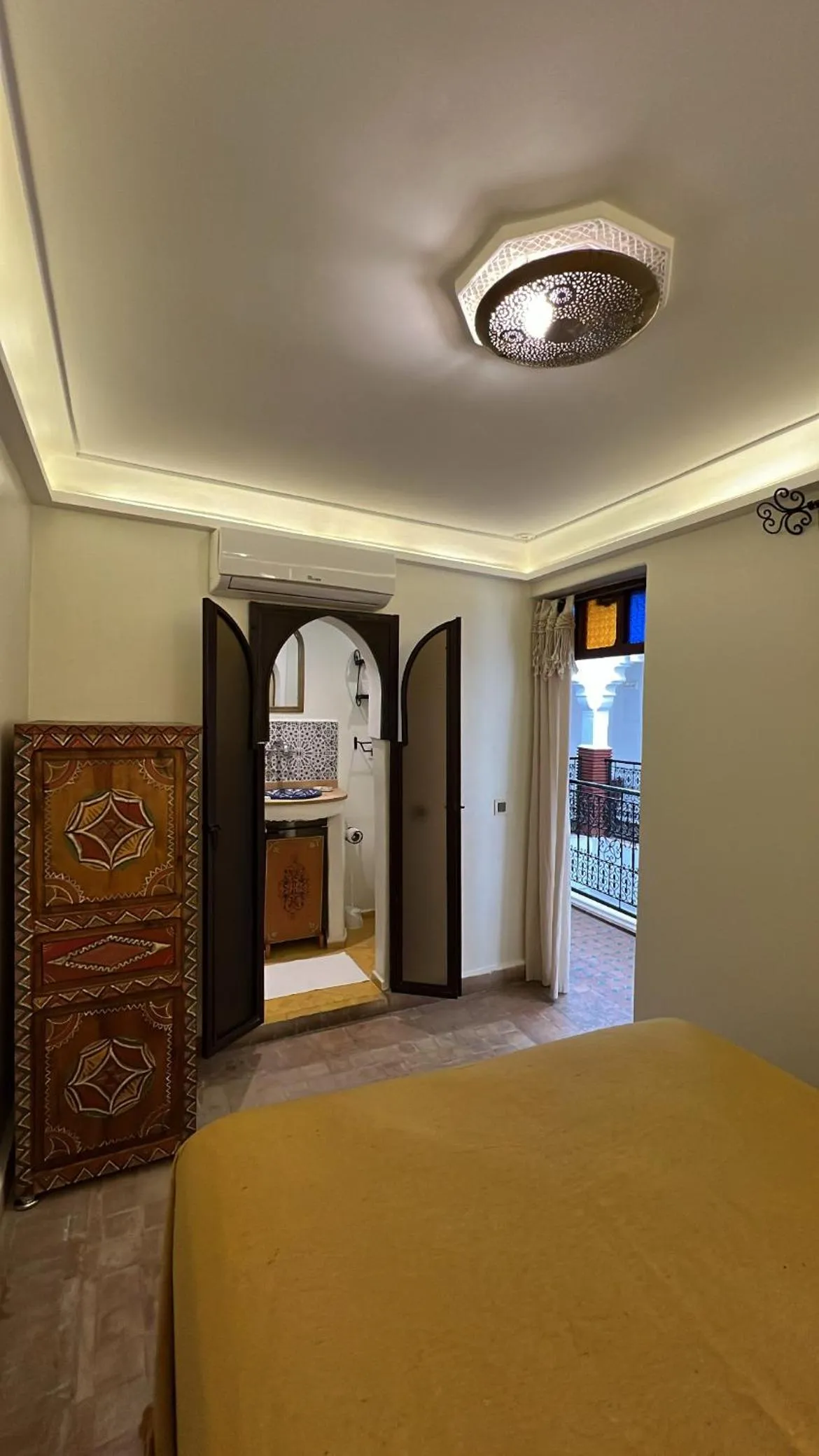 Decorative detail, Bed in Riad Andalla