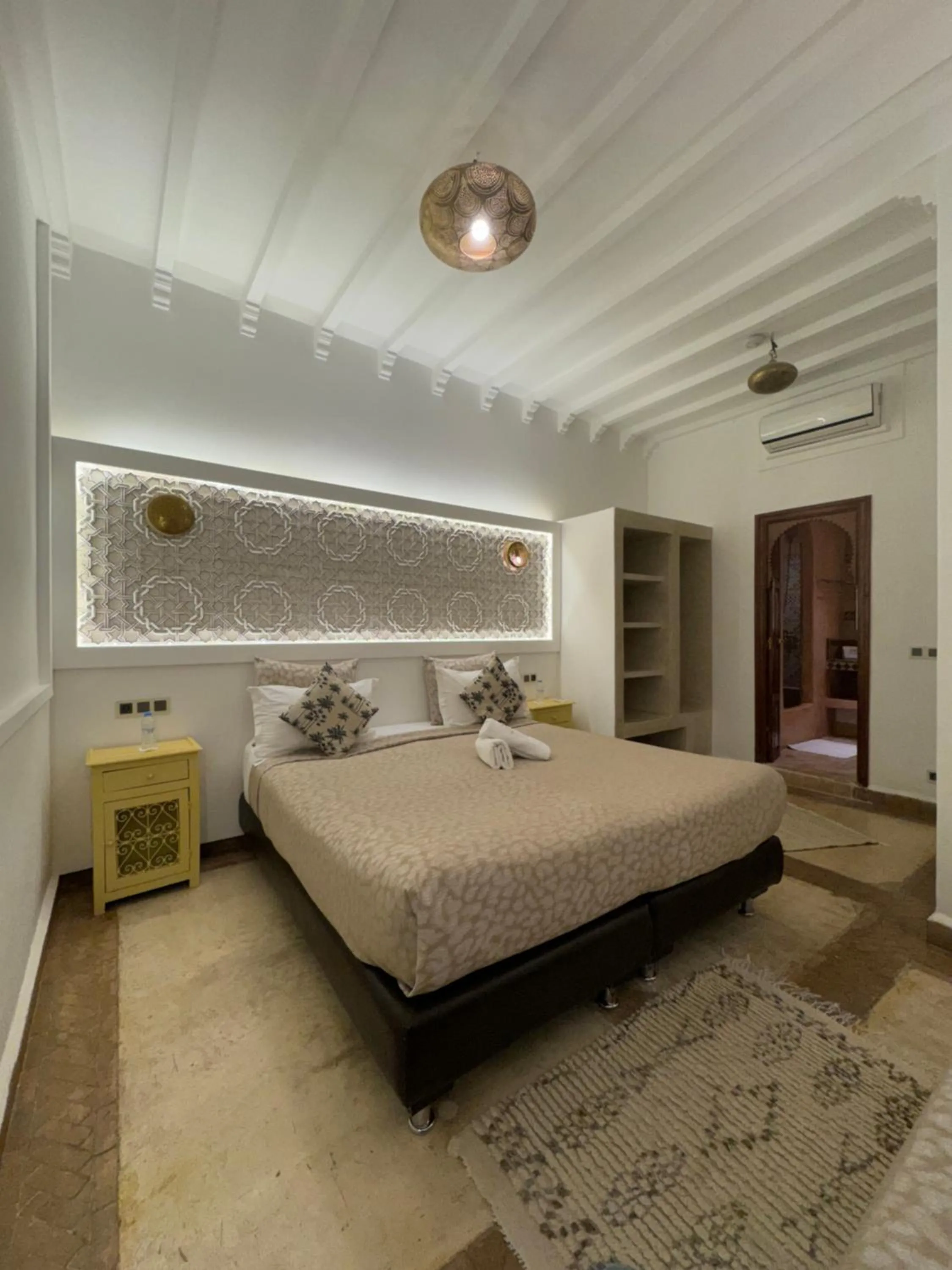 Bed in Riad Andalla