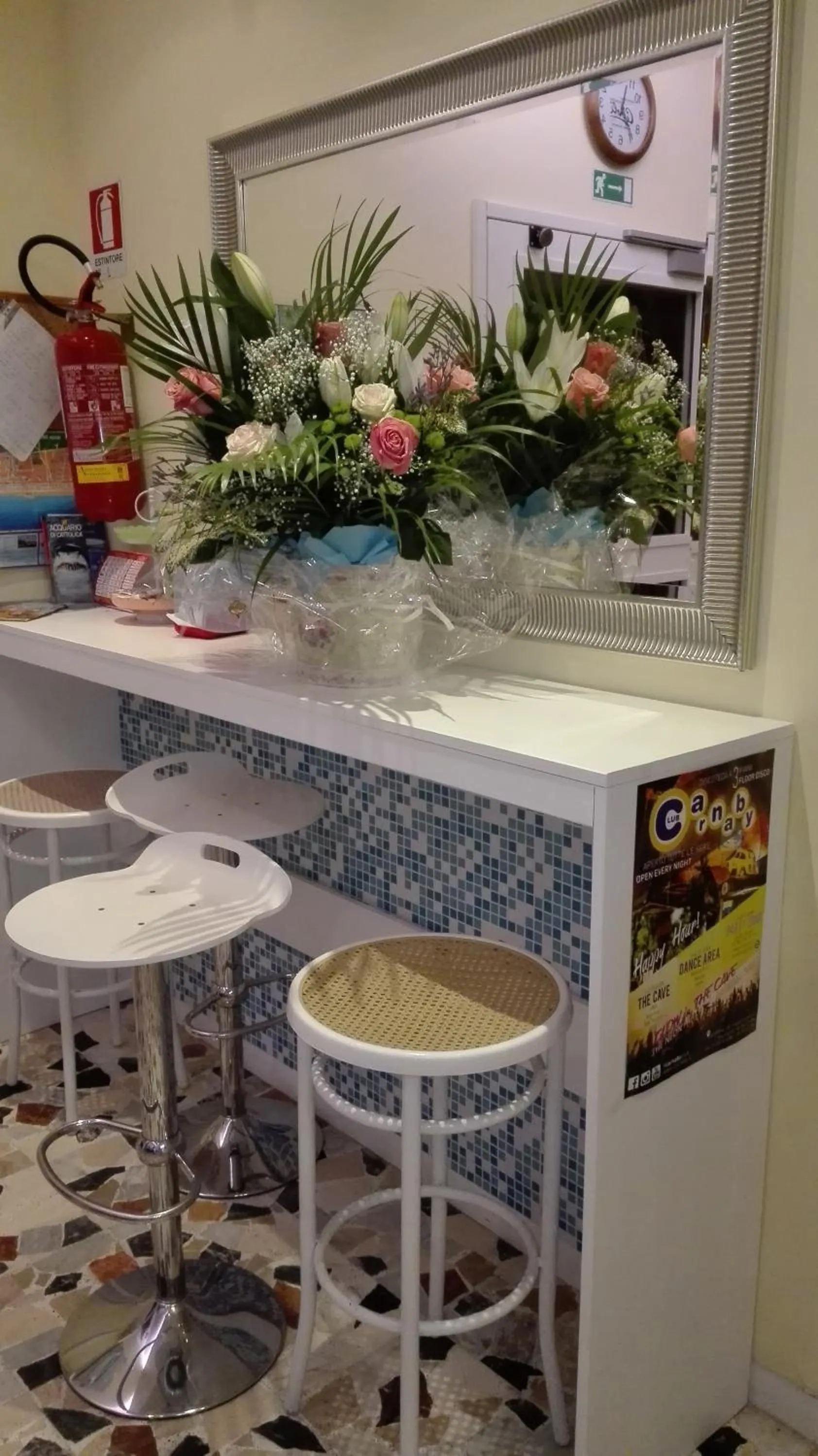 Decorative detail in Hotel Ottavia