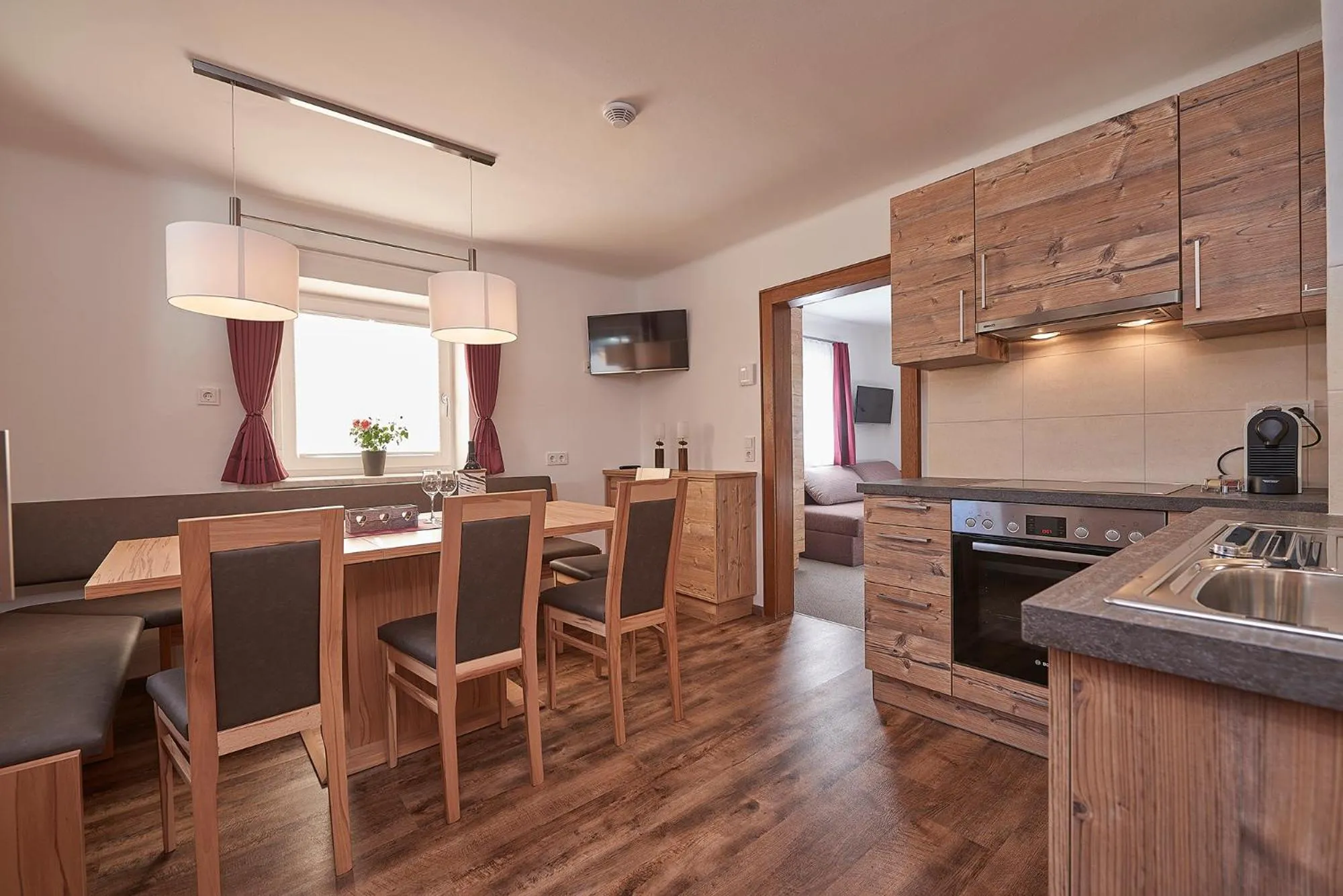 Kitchen or kitchenette in Pension Gabi