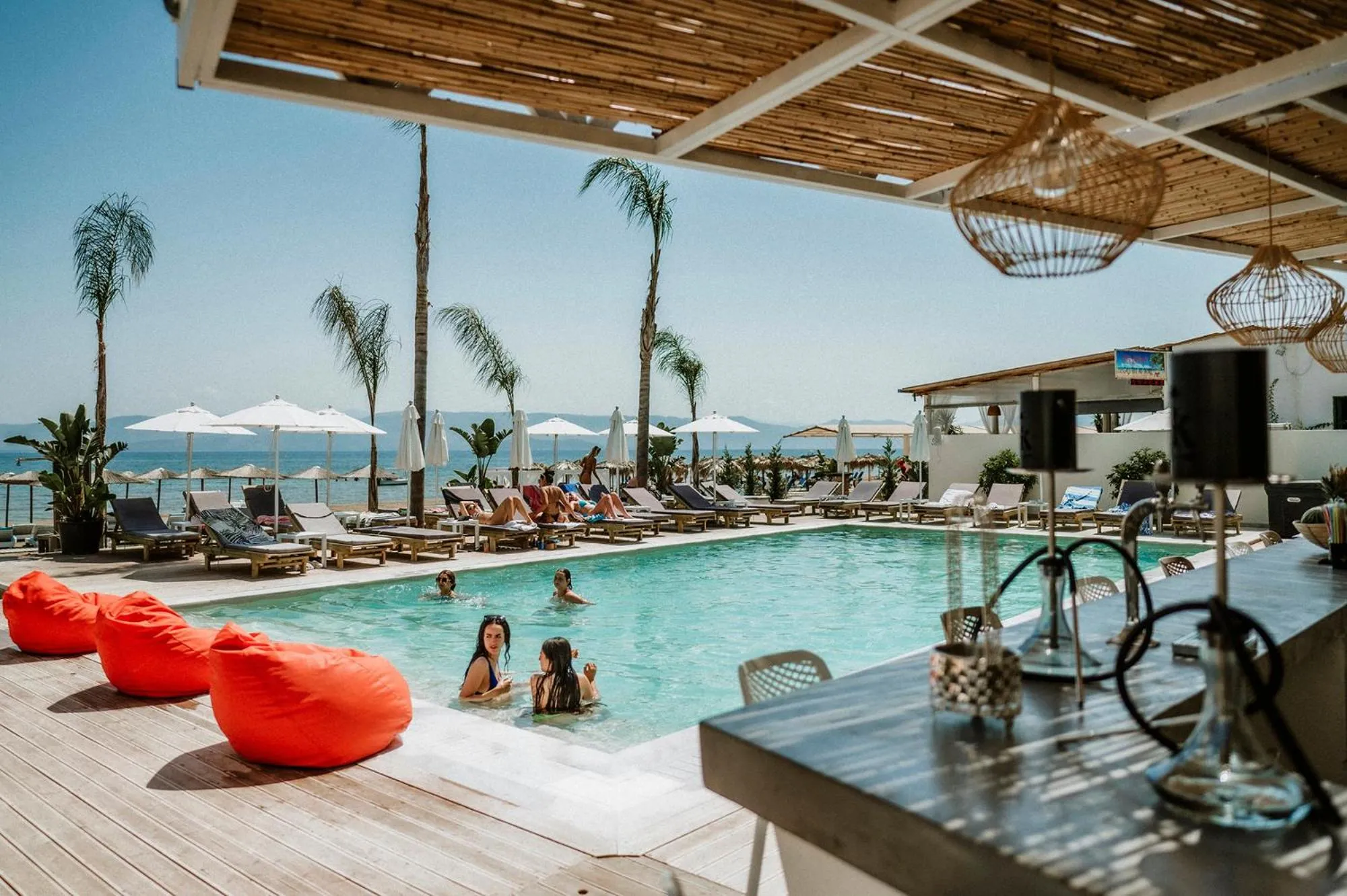 Pool view in Trabukos Beach Complex