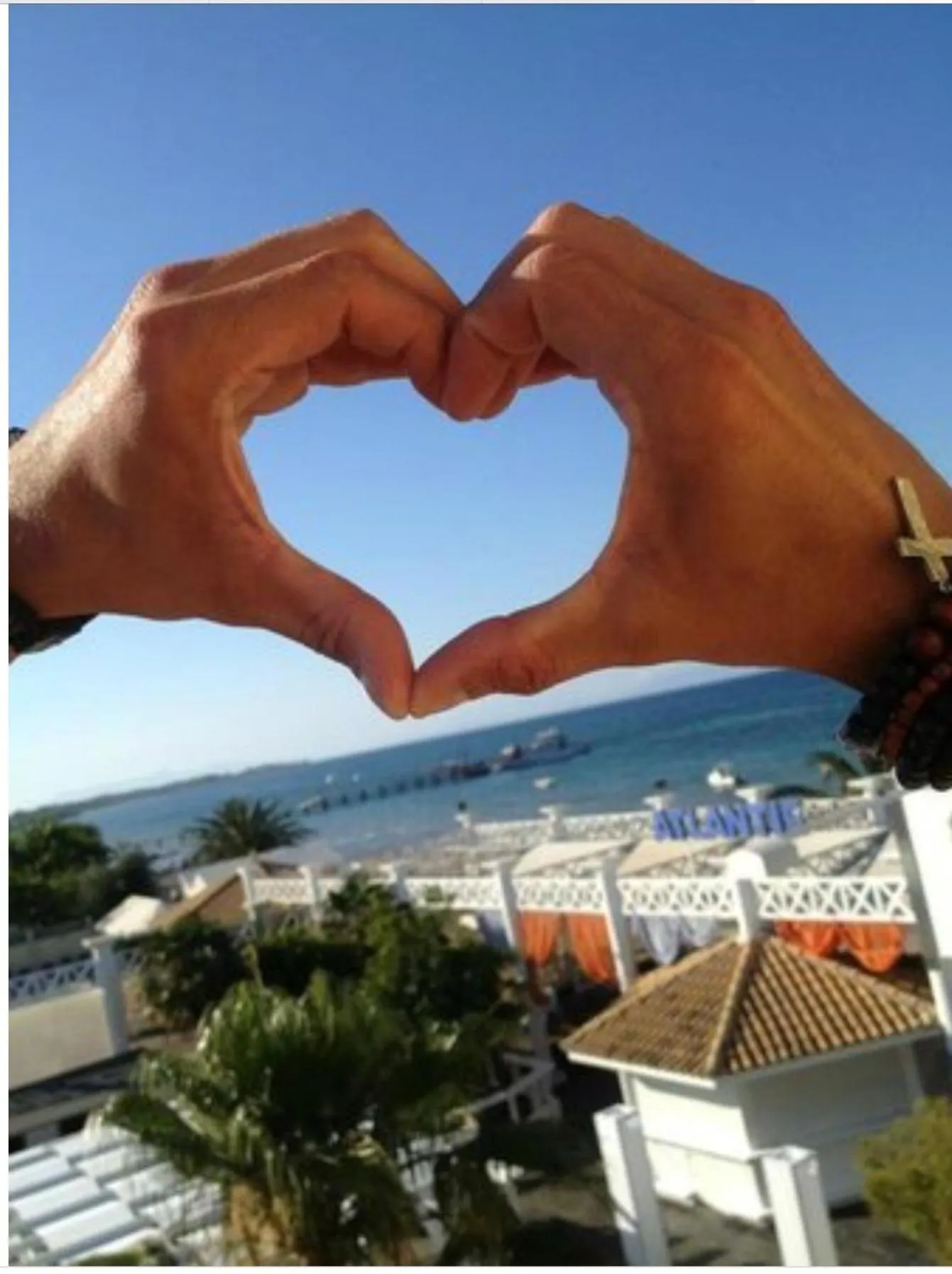 Bird's eye view in Trabukos Beach Complex