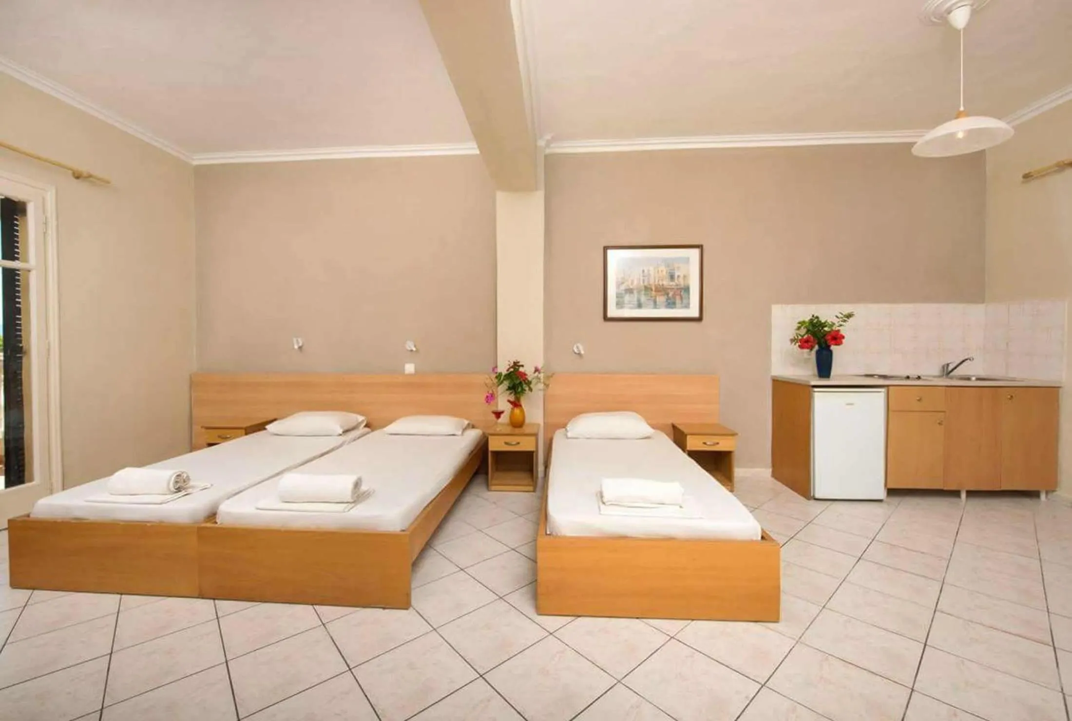 Photo of the whole room, Bed in Trabukos Beach Complex
