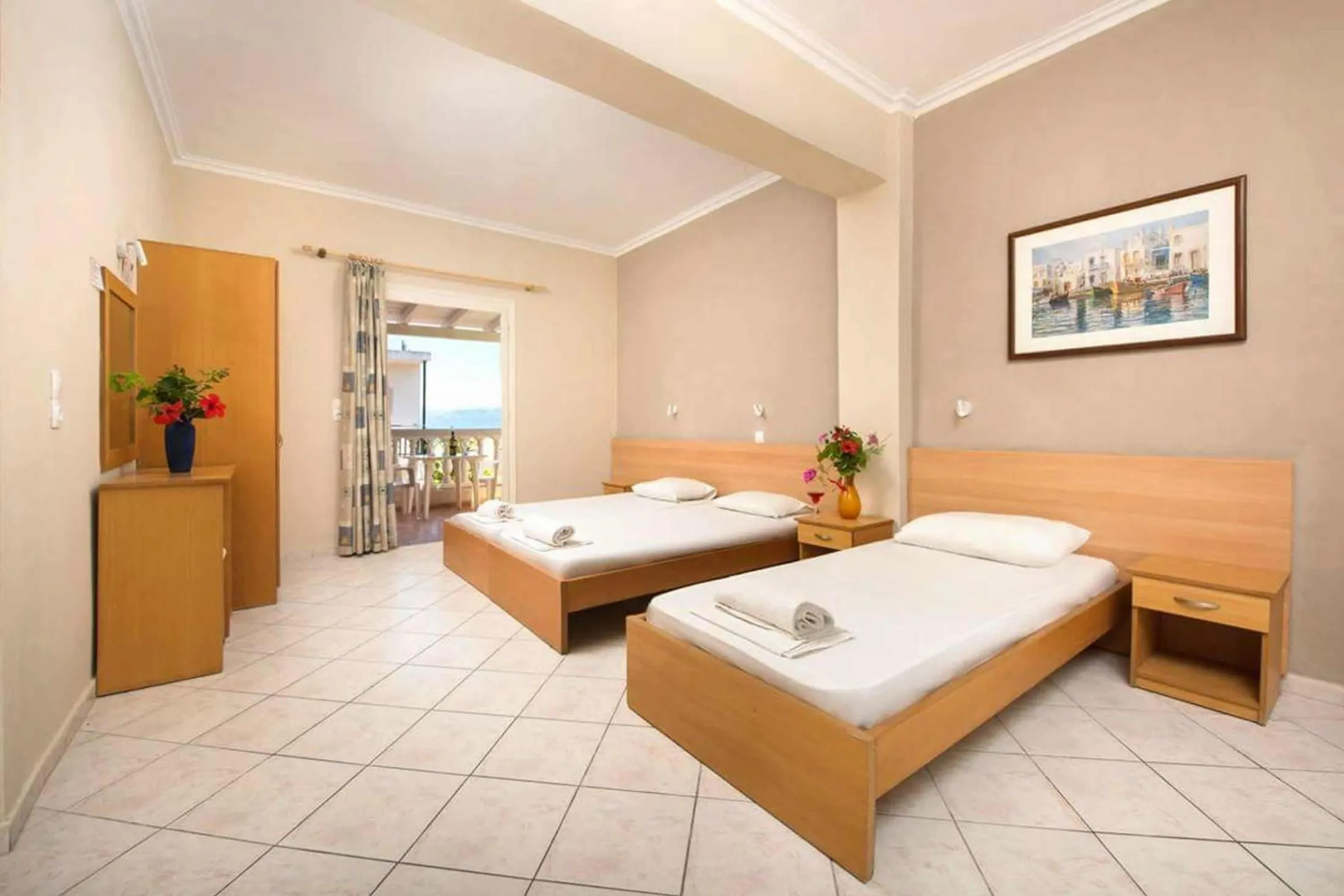 Bedroom, Bed in Trabukos Beach Complex