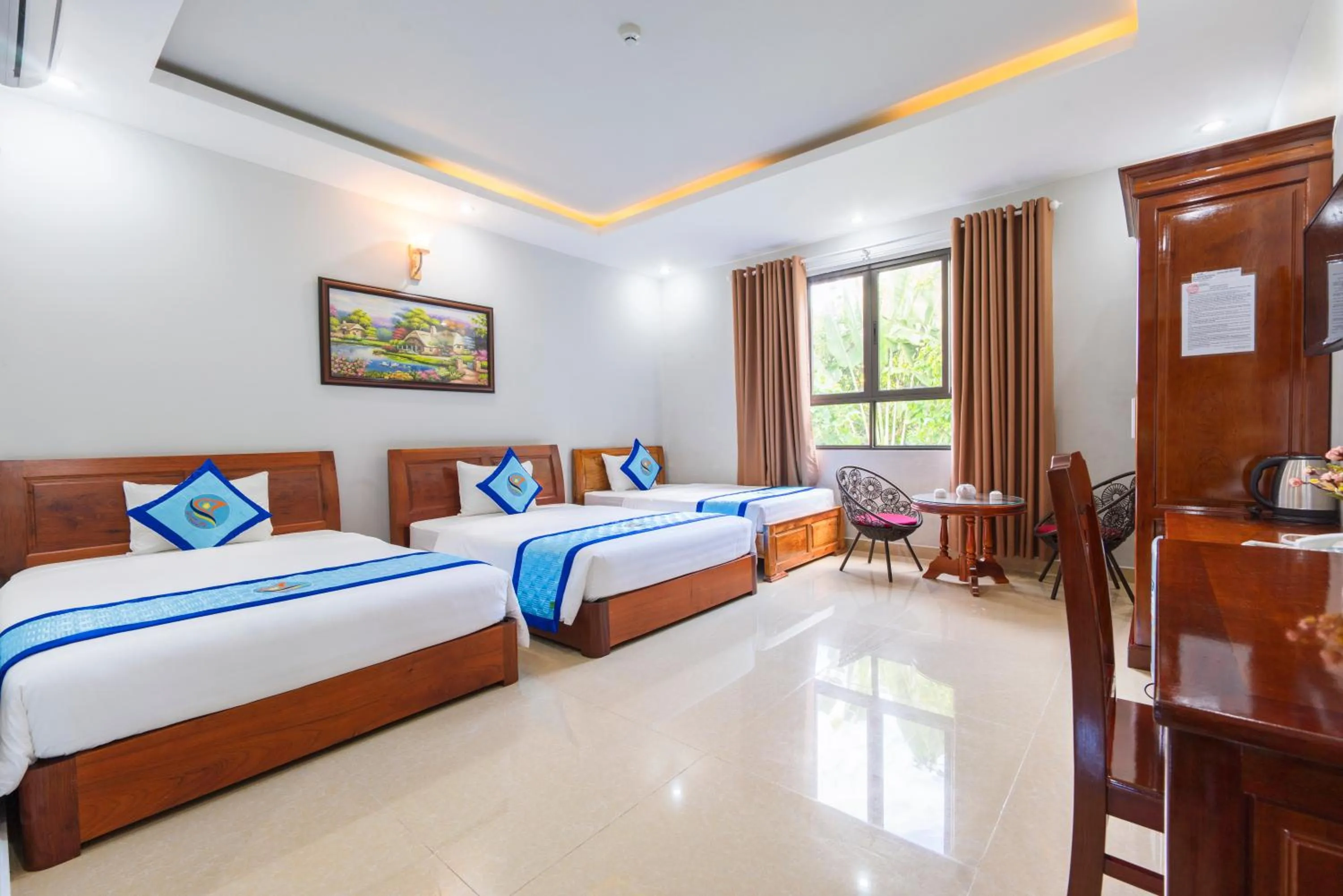 Bed in Quynh Mai Resort