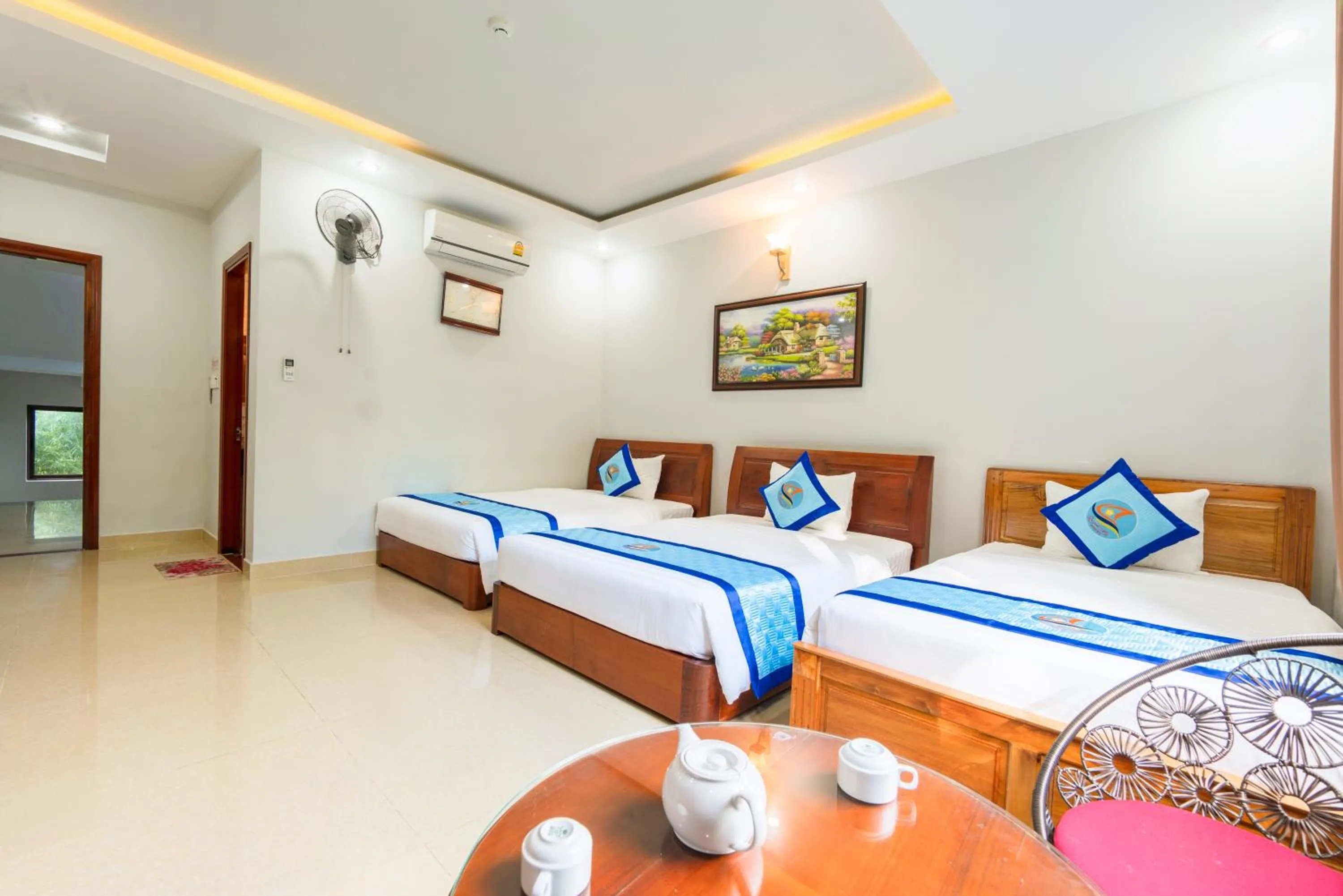 Bed in Quynh Mai Resort