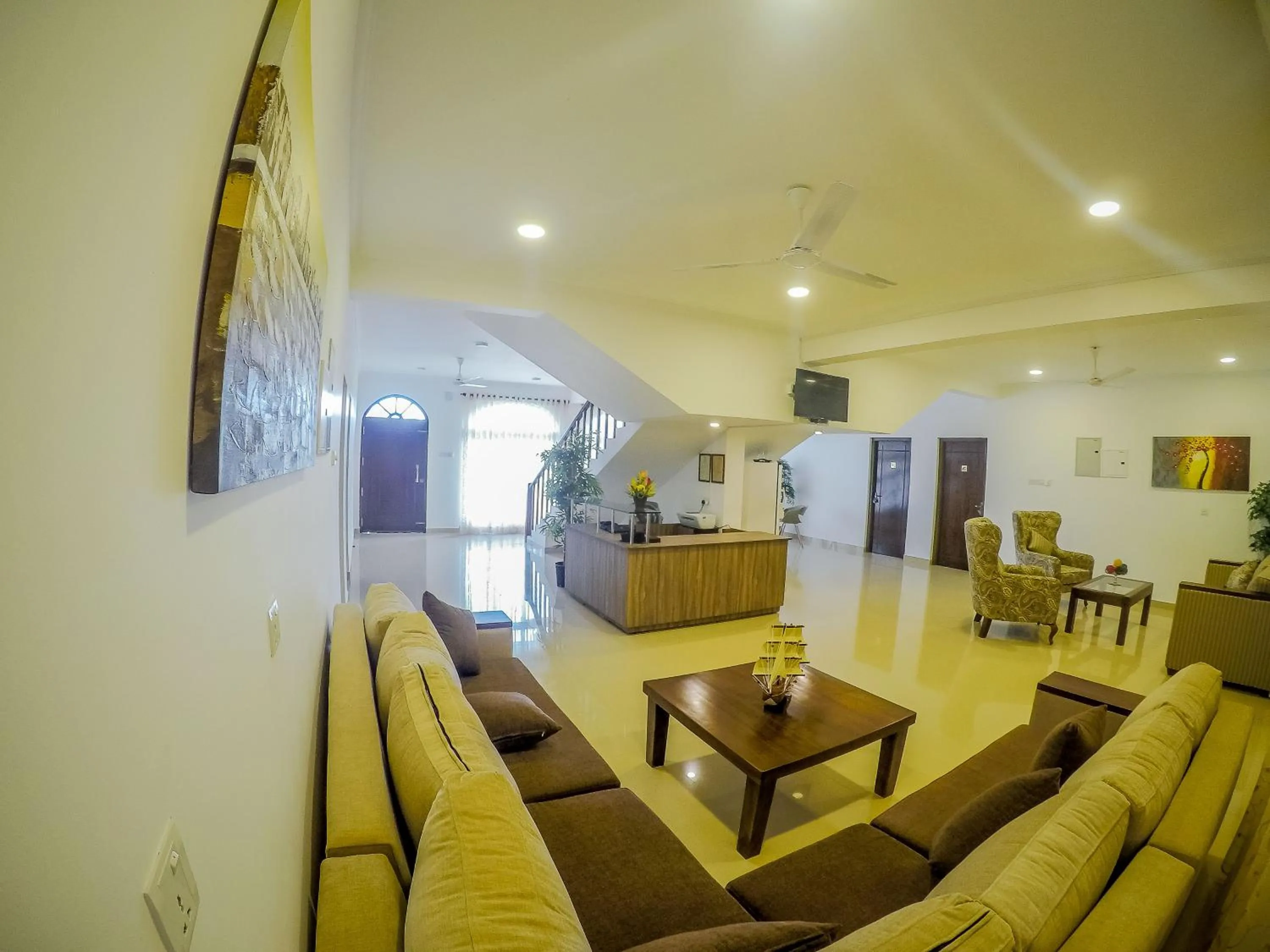 Seating area in Shamaz Galle