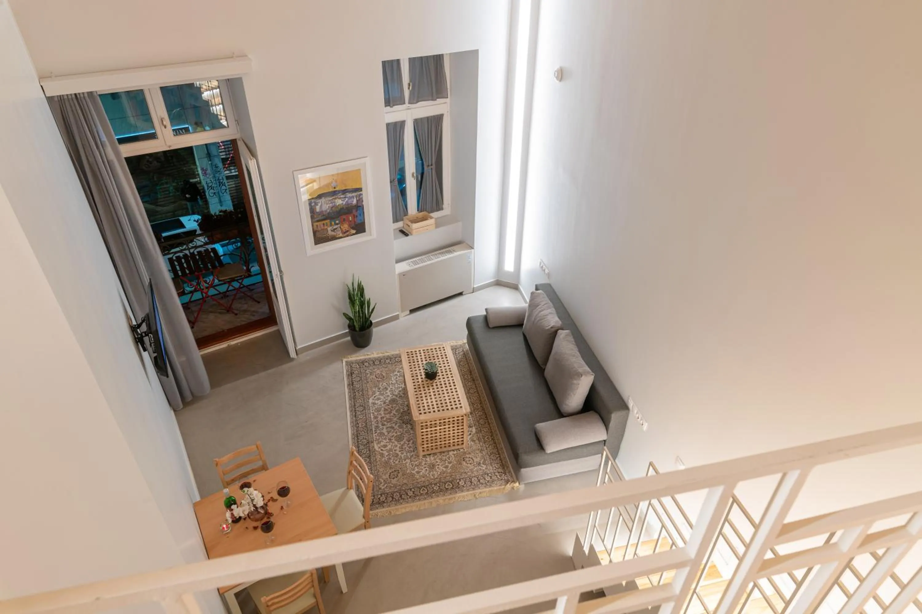 Living room in Ether Loft Suites